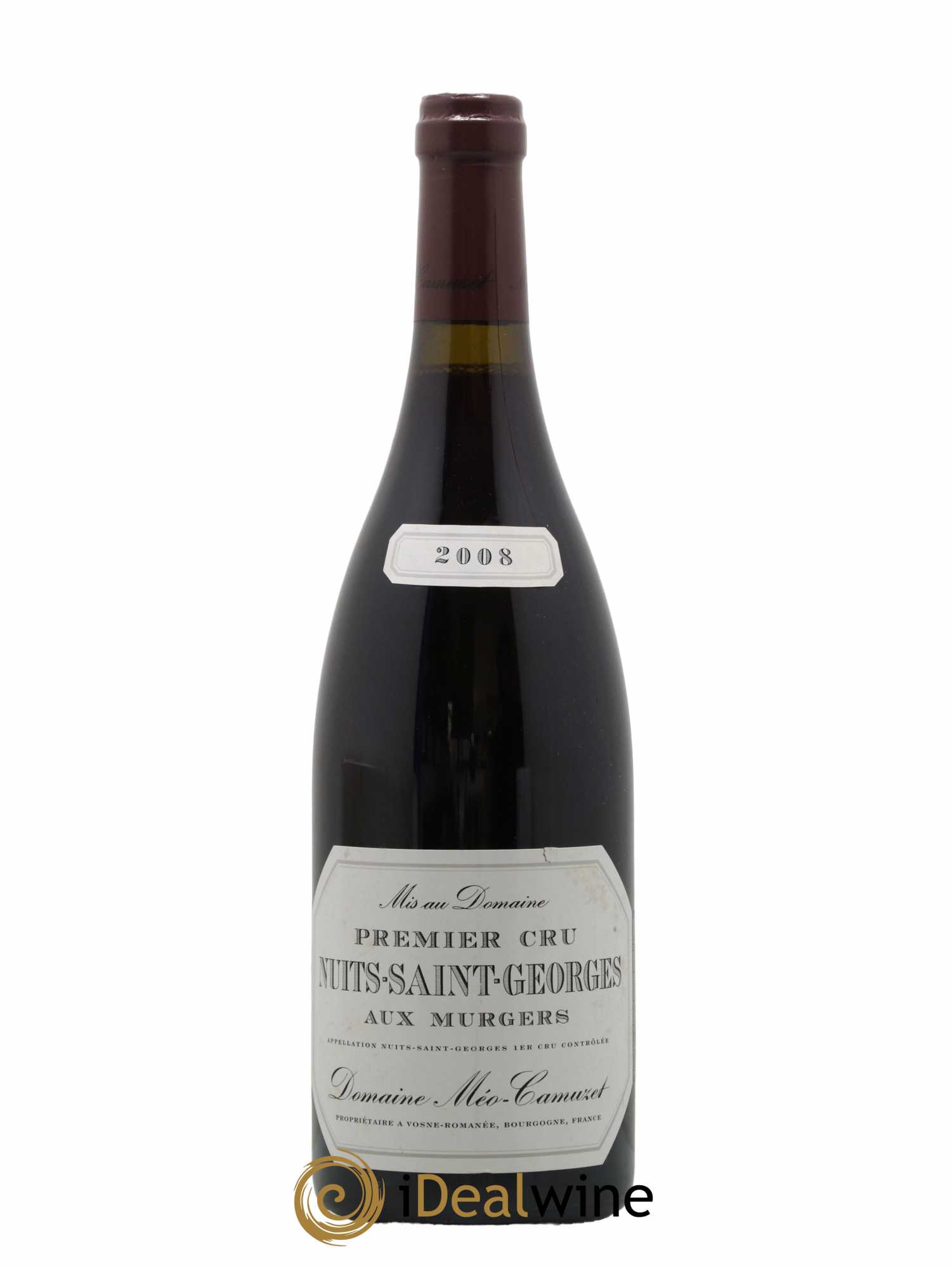 Nuits-Saint-Georges 1er Cru Aux Murgers Méo-Camuzet (Domaine) 2008 - Lot de 1 bouteille - 0