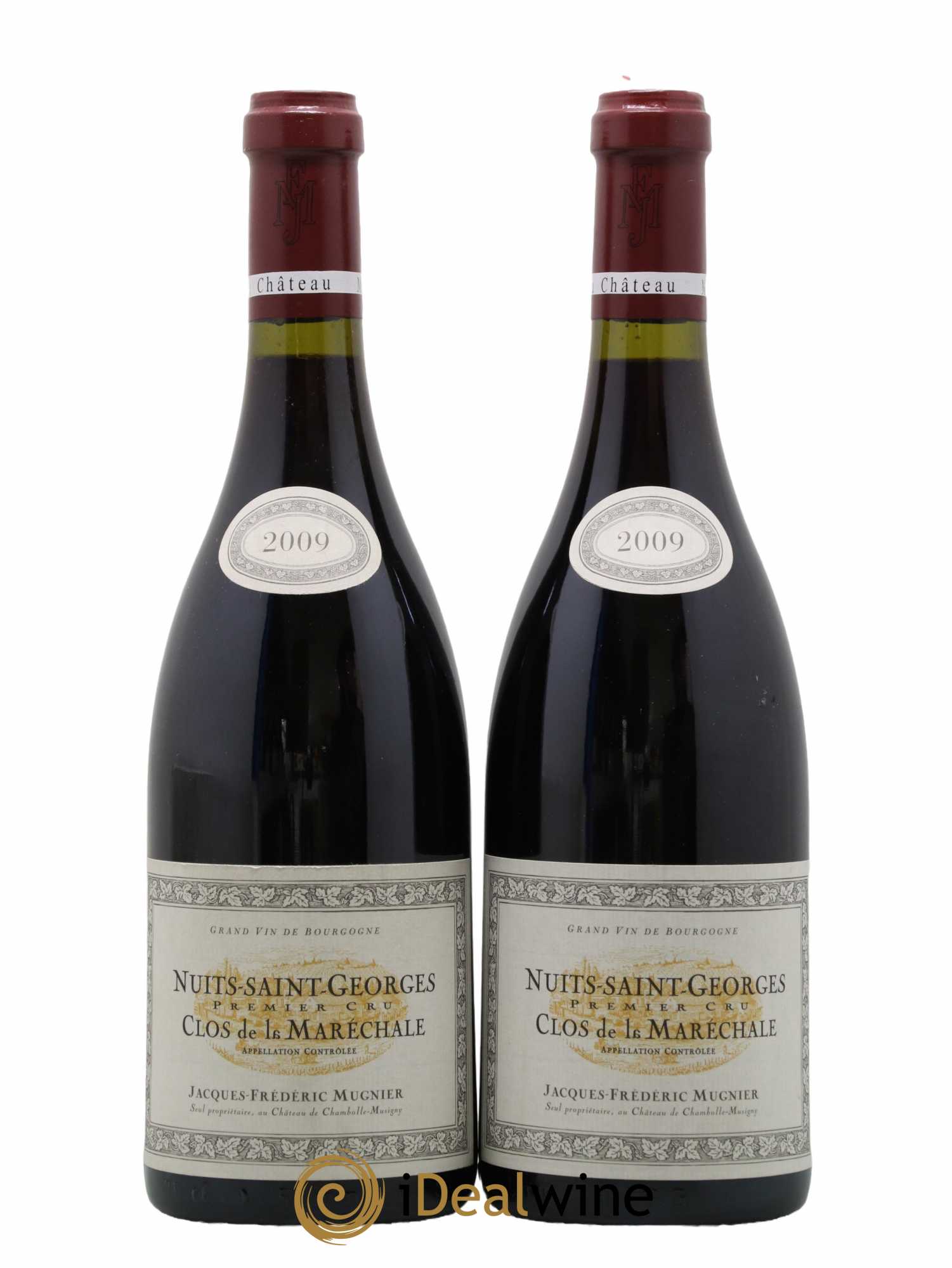 Nuits-Saint-Georges 1er Cru Clos de La Maréchale Jacques-Frédéric Mugnier 2009 - Lot de 2 bouteilles - 0