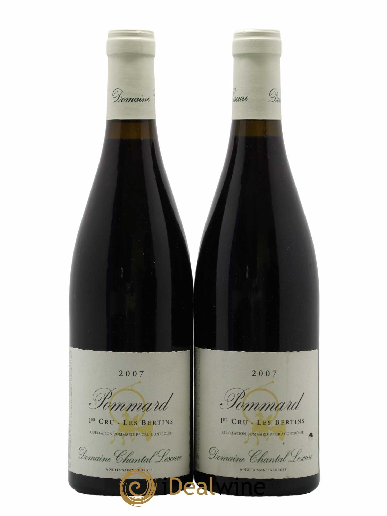 Pommard 1er Cru Les Bertins Chantal Lescure 2007 - Lot de 2 bouteilles - 0