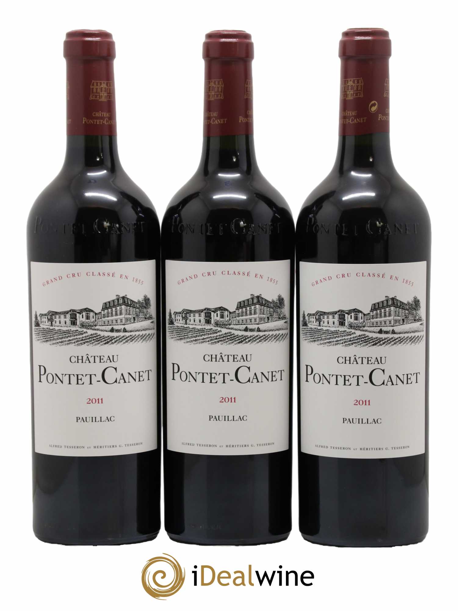 Château Pontet Canet 5ème Grand Cru Classé 2011 - Lot de 6 bouteilles - 1