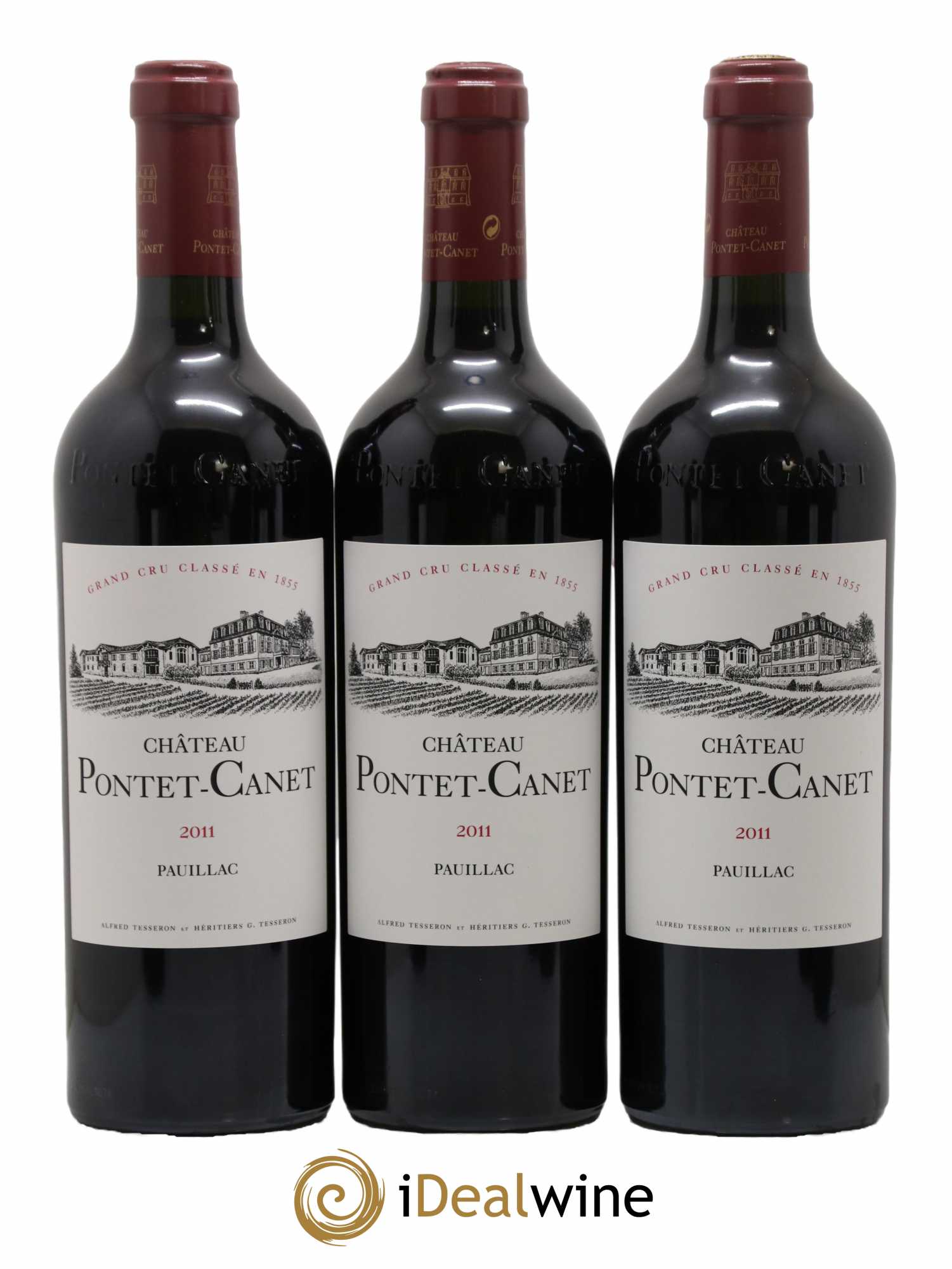 Château Pontet Canet 5ème Grand Cru Classé 2011 - Lot de 6 bouteilles - 2