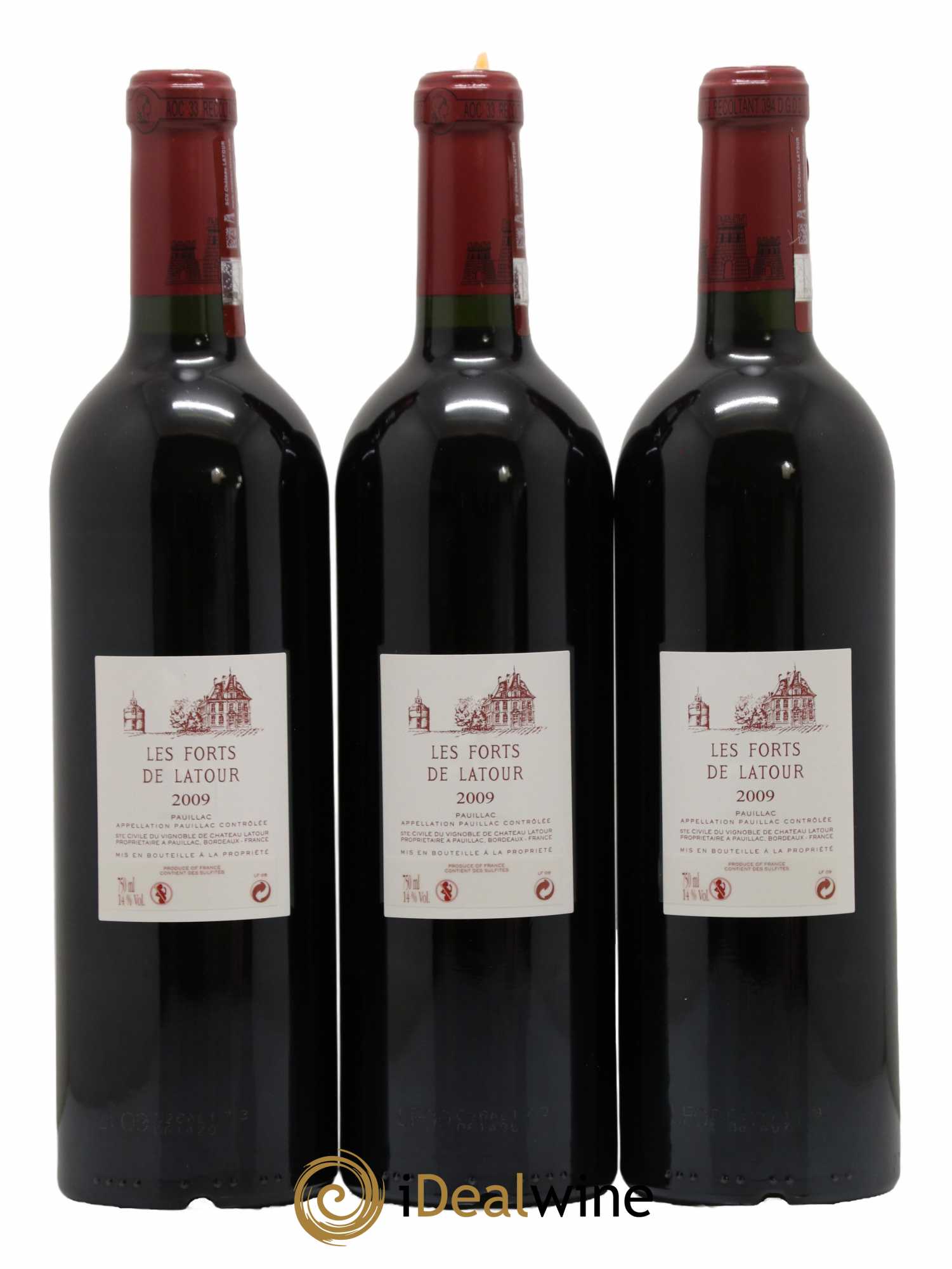 Les Forts de Latour Second Vin 2009 - Lot de 12 bouteilles - 2