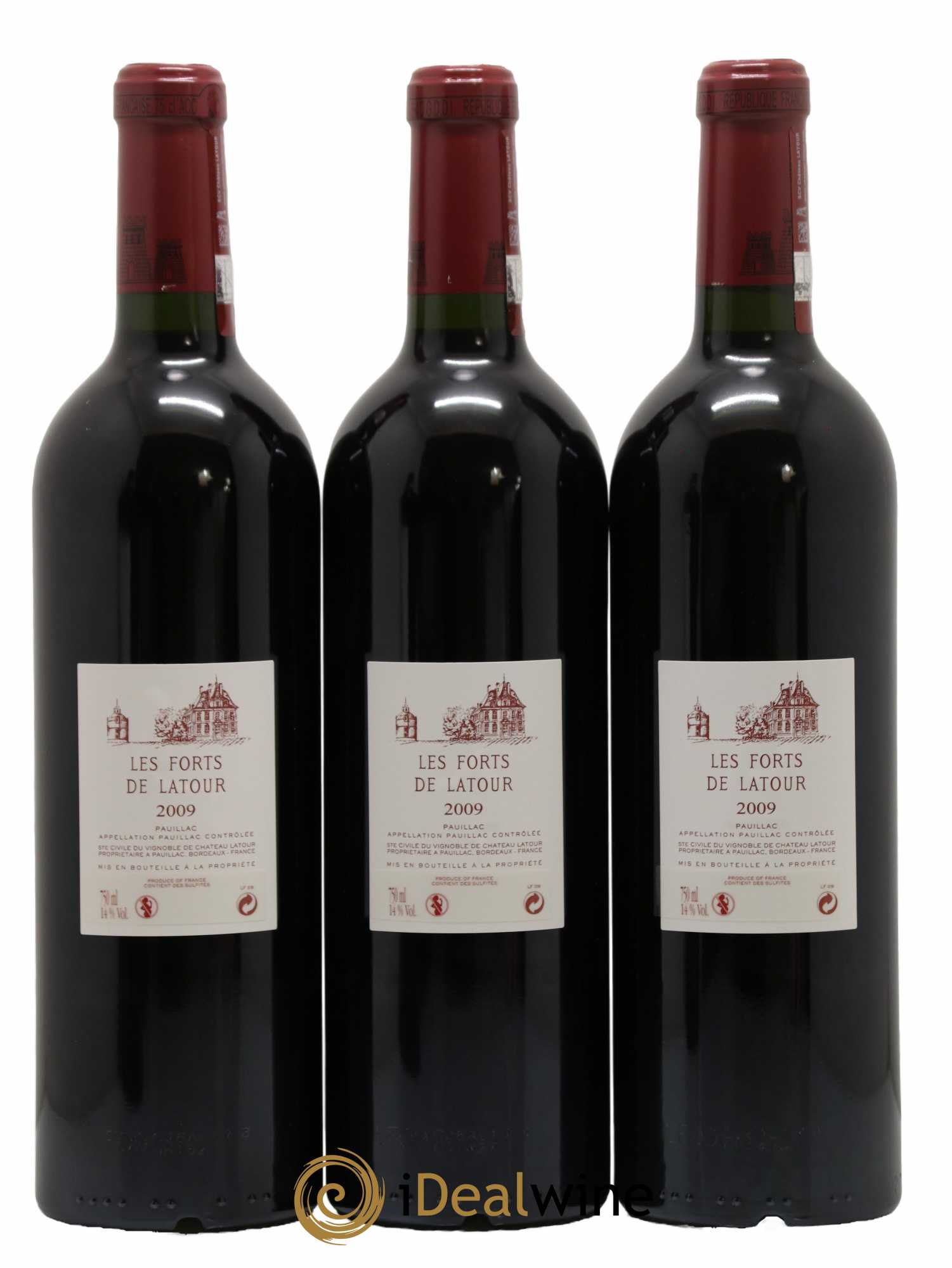 Les Forts de Latour Second Vin 2009 - Lot de 12 bouteilles - 8