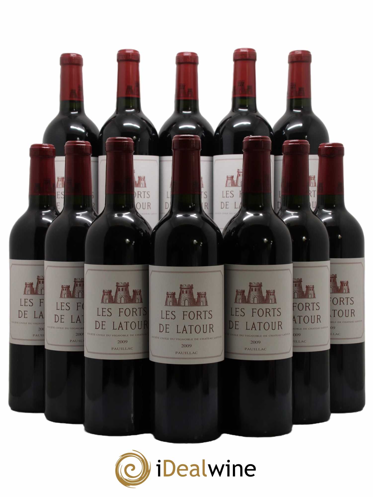 Les Forts de Latour Second Vin 2009 - Lot de 12 bouteilles - 0