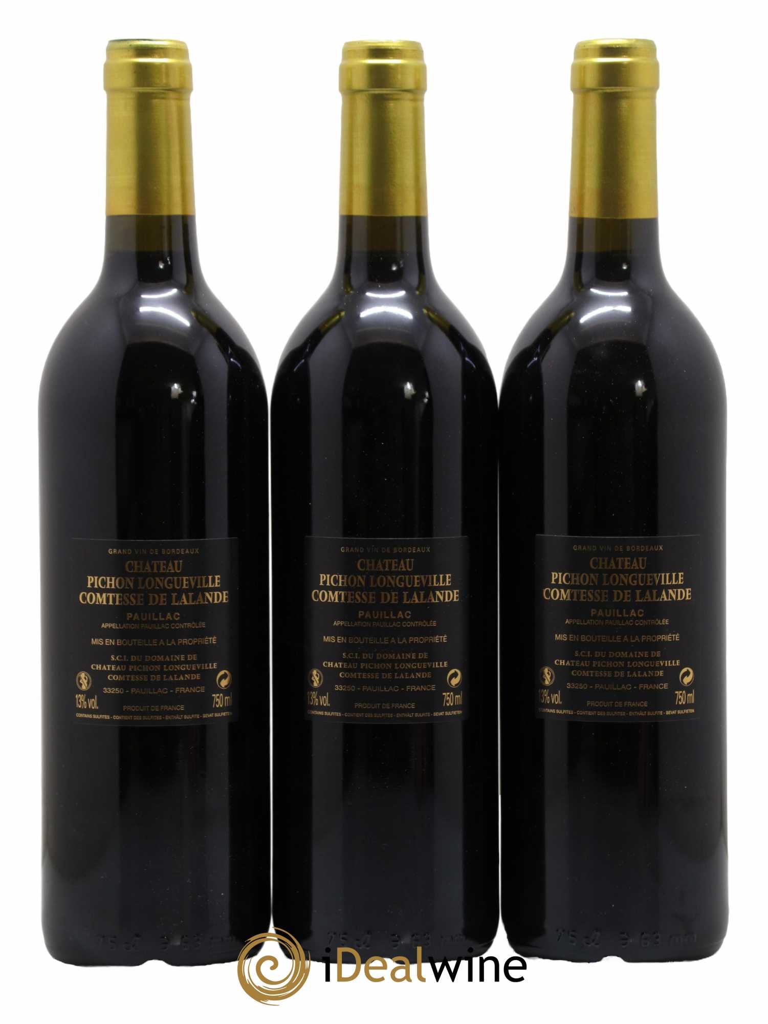 Château Pichon Longueville Comtesse de Lalande 2ème Grand Cru Classé 2009 - Lot de 12 bouteilles - 2