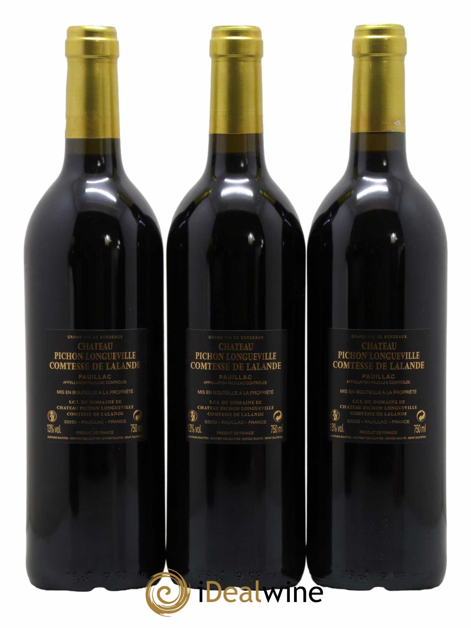 Château Pichon Longueville Comtesse de Lalande 2ème Grand Cru Classé 2009 - Lot de 12 bouteilles - 4