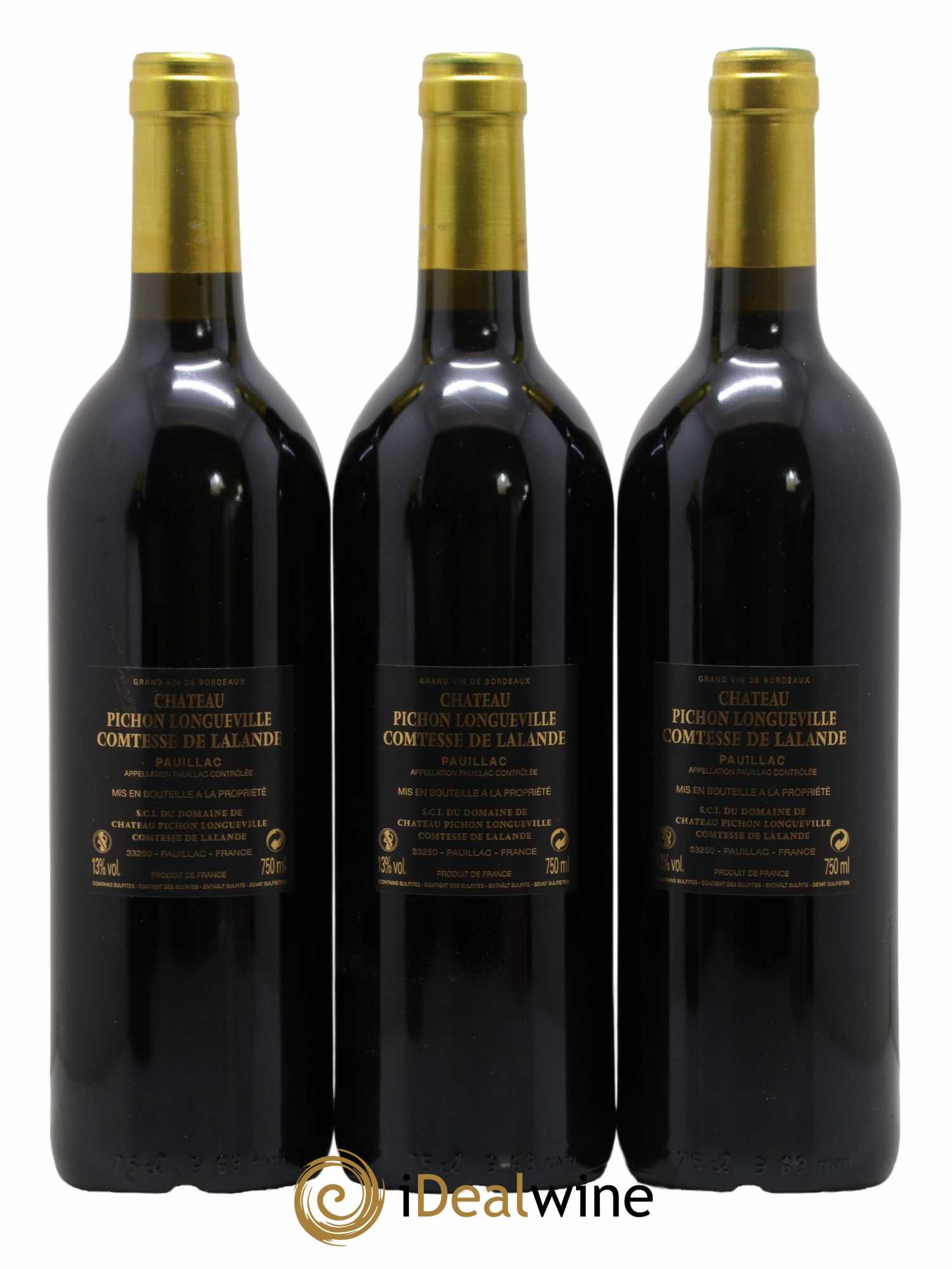 Château Pichon Longueville Comtesse de Lalande 2ème Grand Cru Classé 2009 - Lot de 12 bouteilles - 8