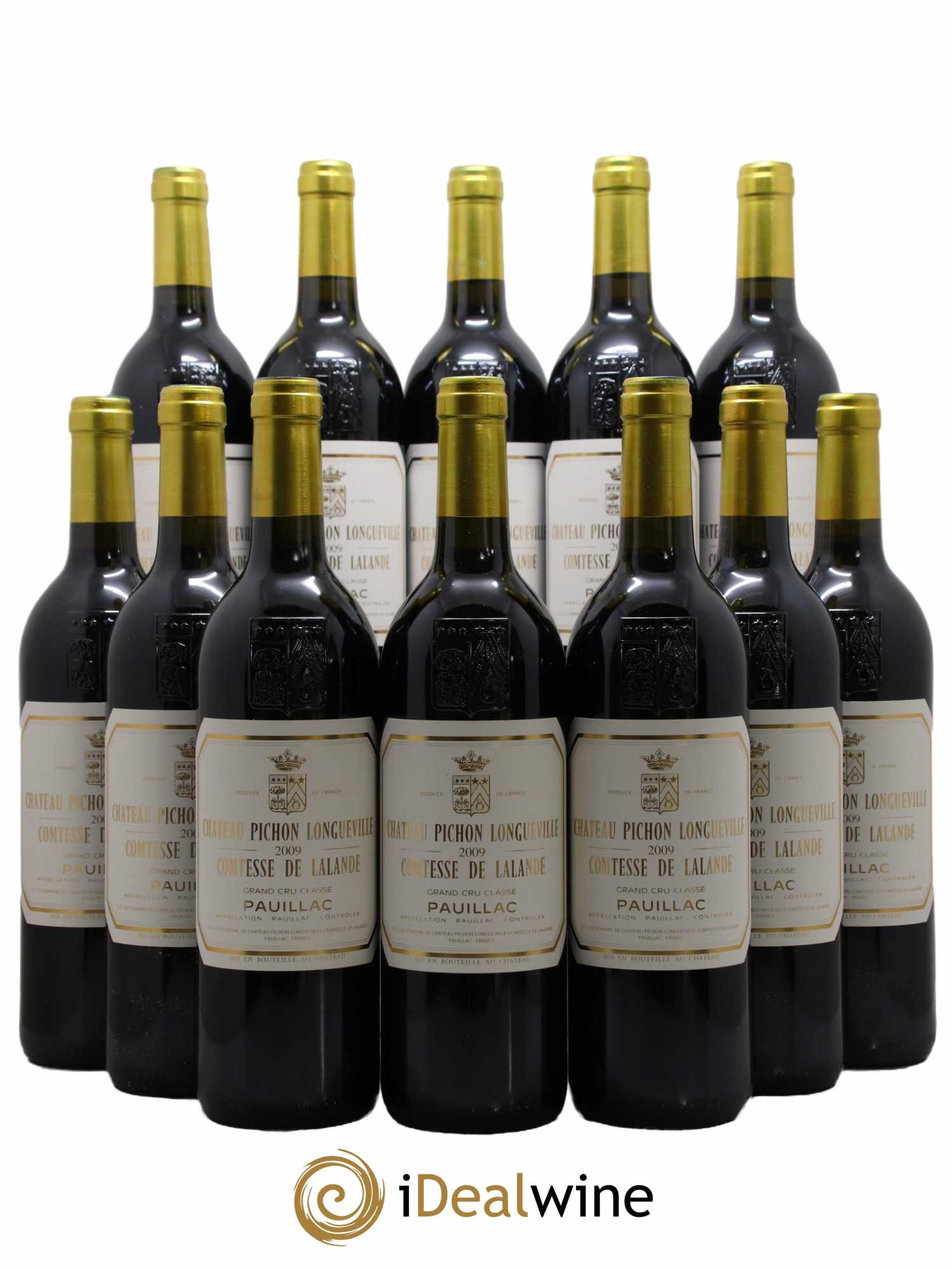 Château Pichon Longueville Comtesse de Lalande 2ème Grand Cru Classé 2009 - Lot de 12 bouteilles - 0