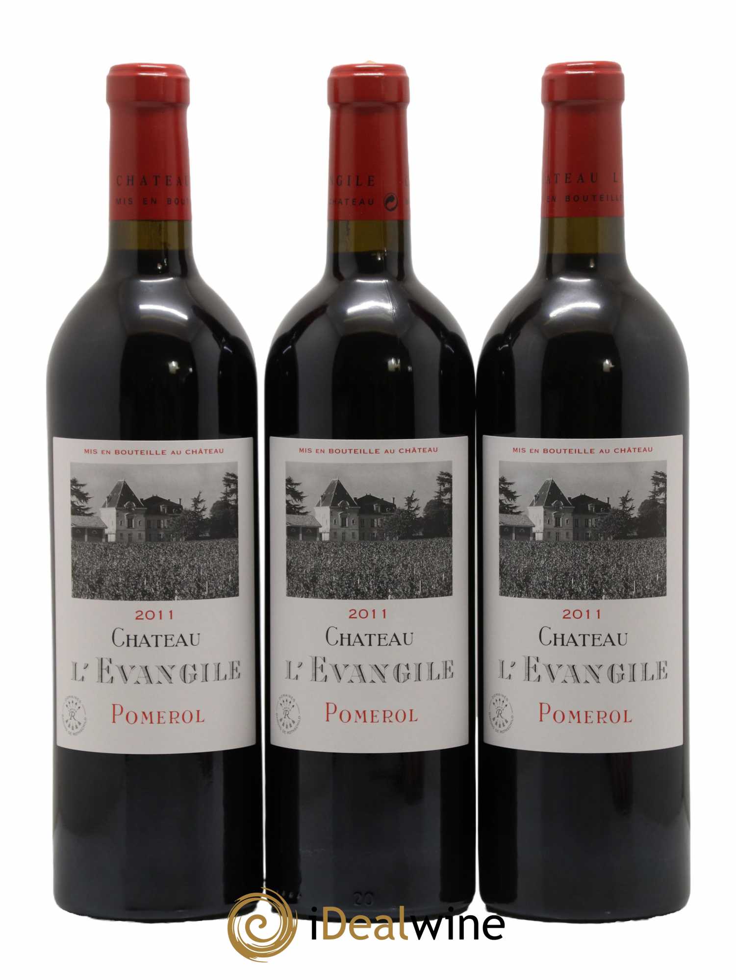 Château l' Évangile 2011 - Lot de 6 bouteilles - 1