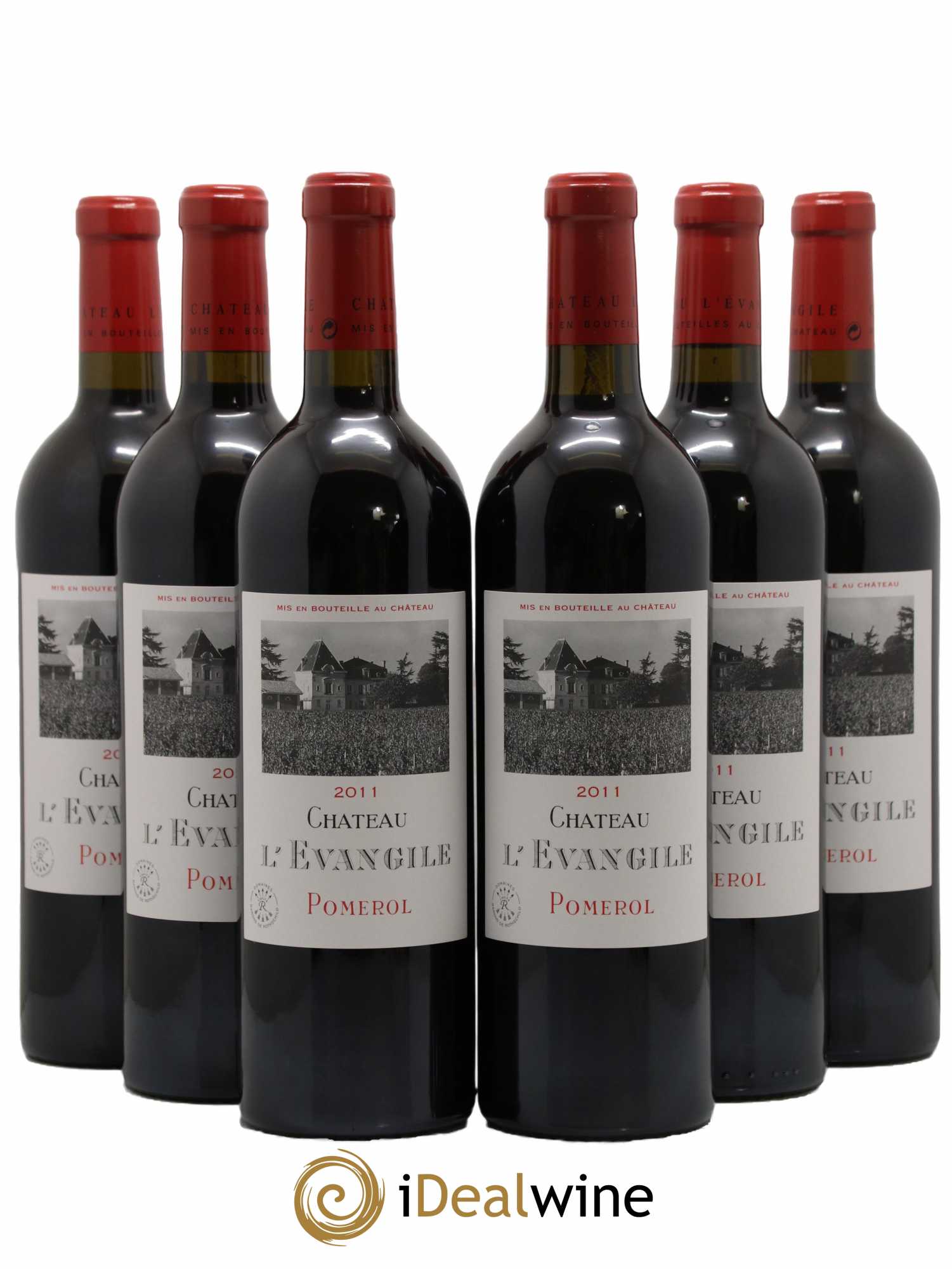 Château l' Évangile 2011 - Lot de 6 bouteilles - 0