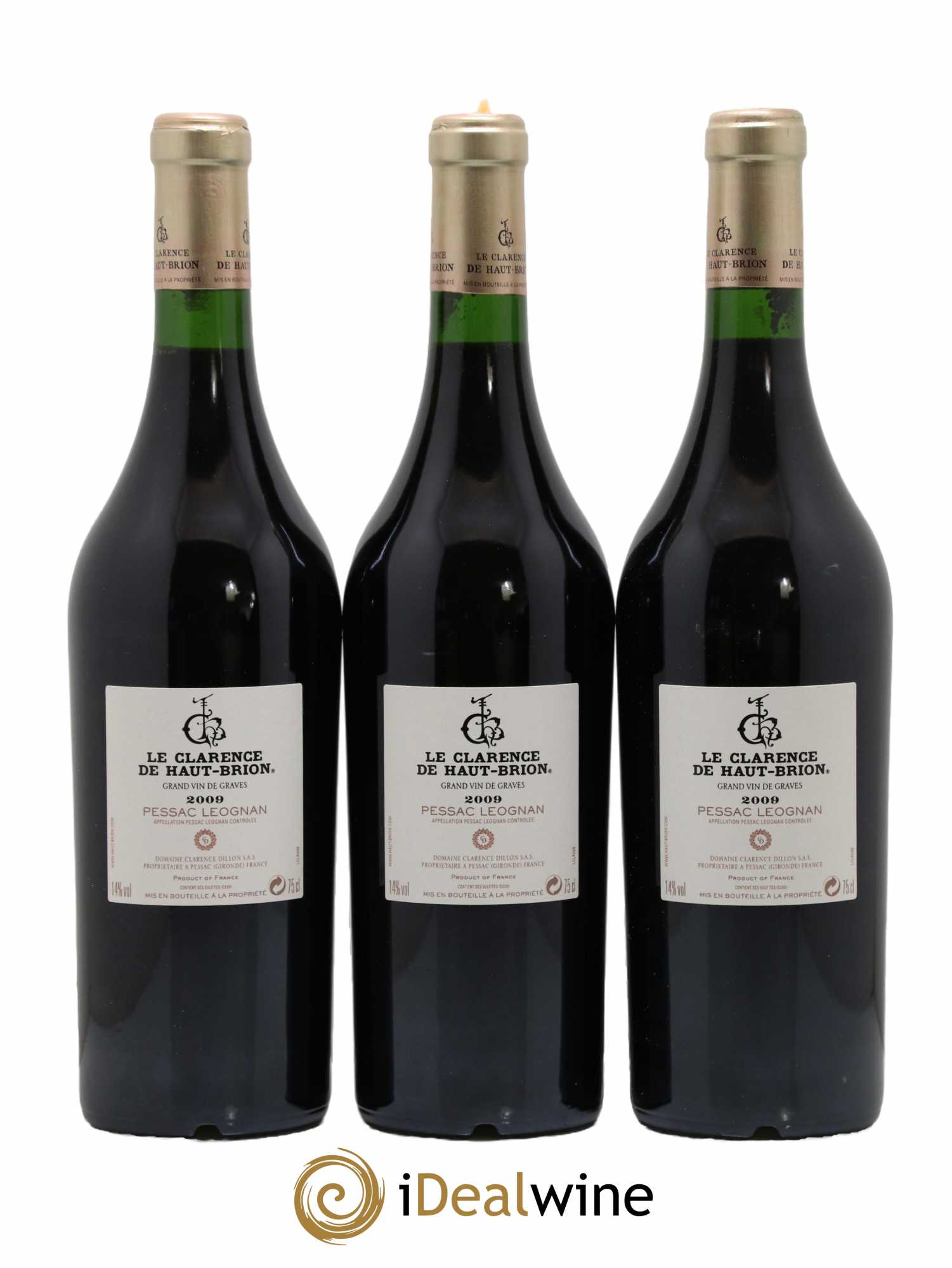 Clarence (Bahans) de Haut-Brion Second Vin 2009 - Lot de 12 bouteilles - 6