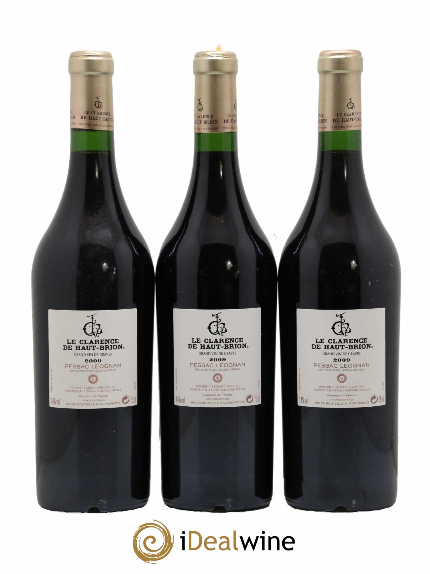 Clarence (Bahans) de Haut-Brion Second Vin 2009 - Lot de 12 bouteilles - 8