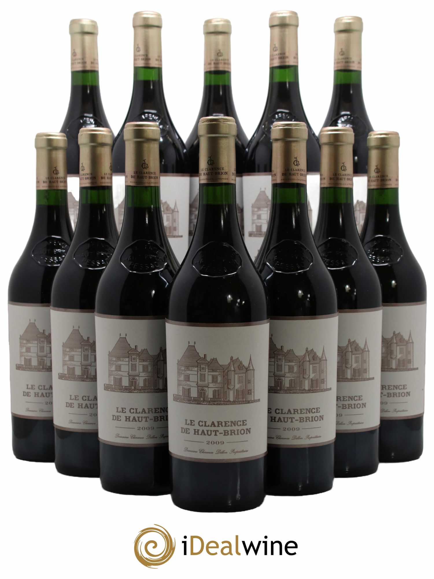 Clarence (Bahans) de Haut-Brion Second Vin 2009 - Lot de 12 bouteilles - 0