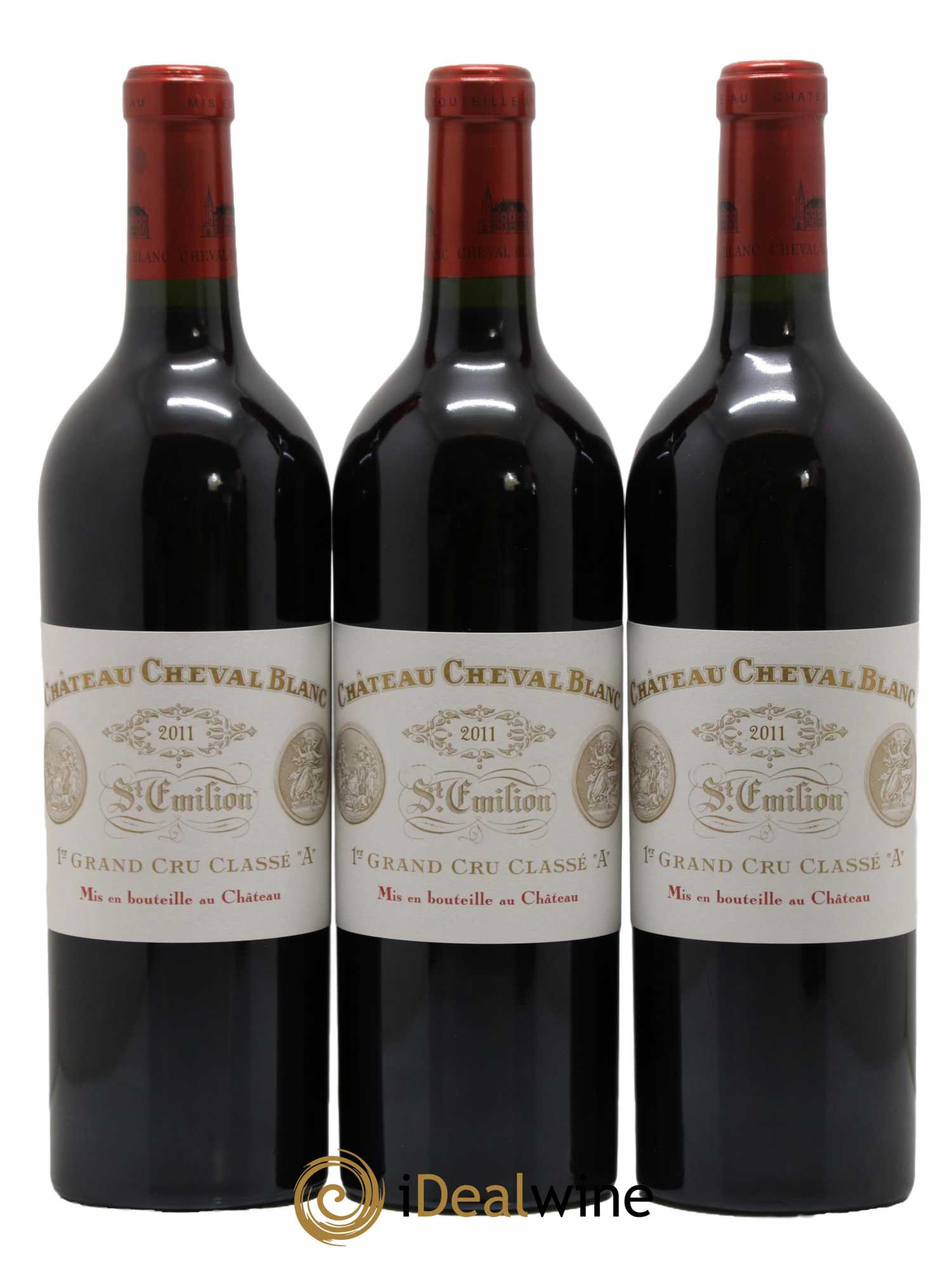 Château Cheval Blanc 1er Grand Cru Classé A 2011 - Lot de 3 bouteilles - 1