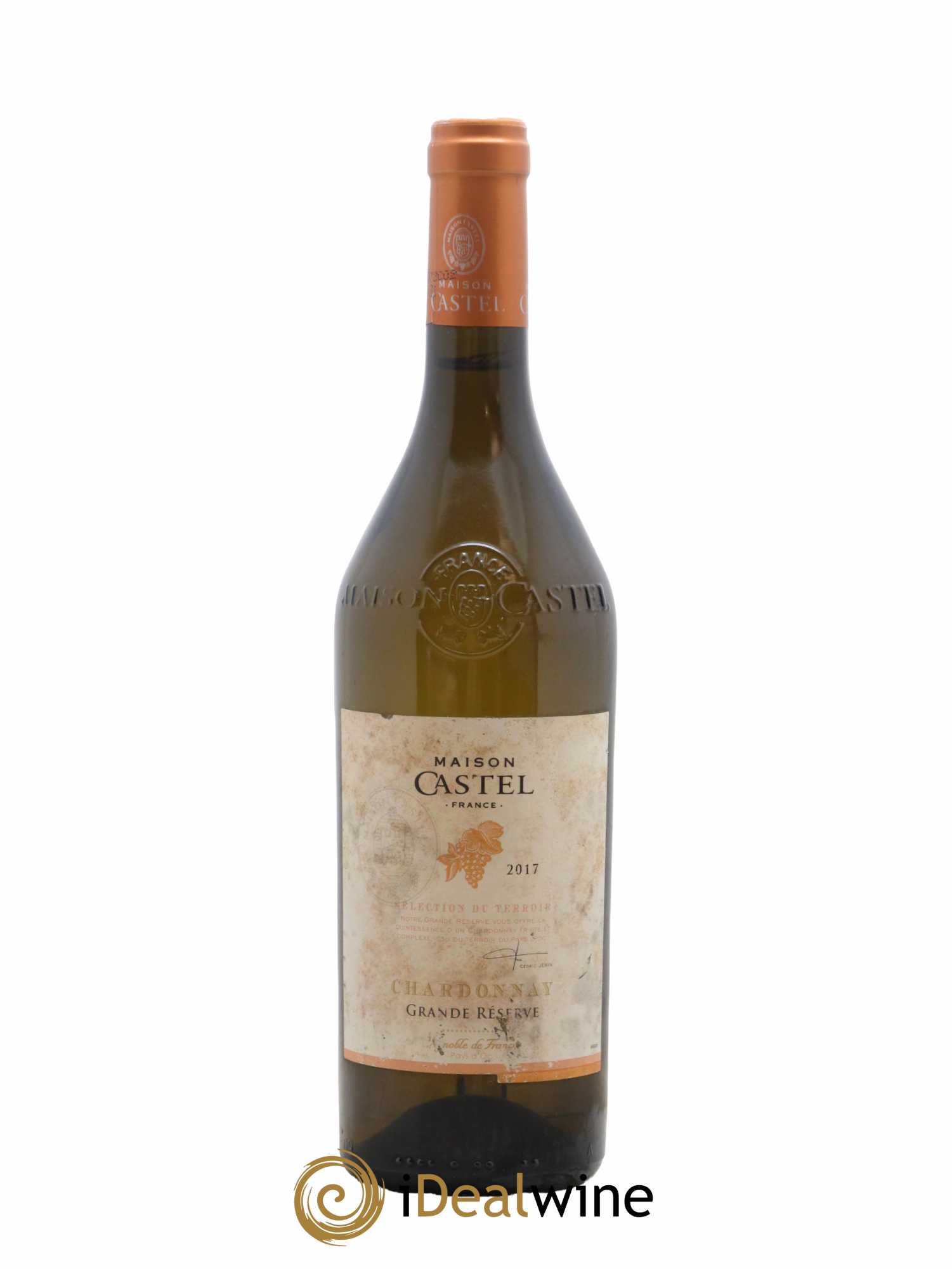 IGP Pays d'Oc Chardonnay Grande Réserve Maison Castel 2017 - Lot de 1 bouteille - 0