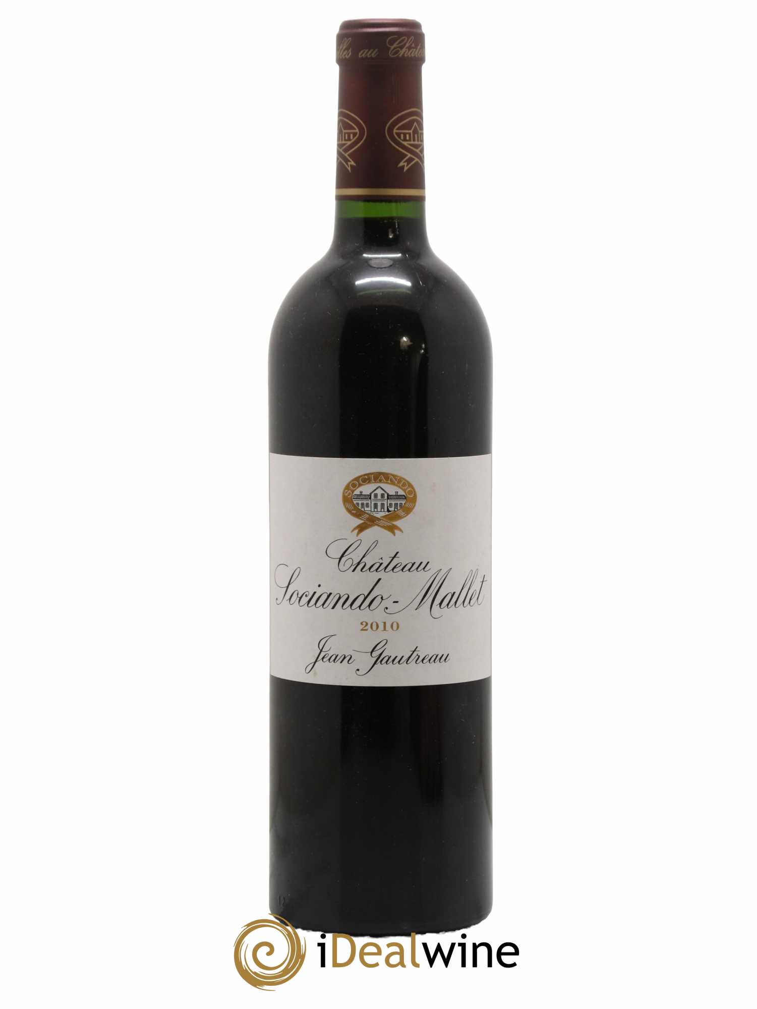 Château Sociando Mallet 2010 - Lot de 1 bouteille - 0
