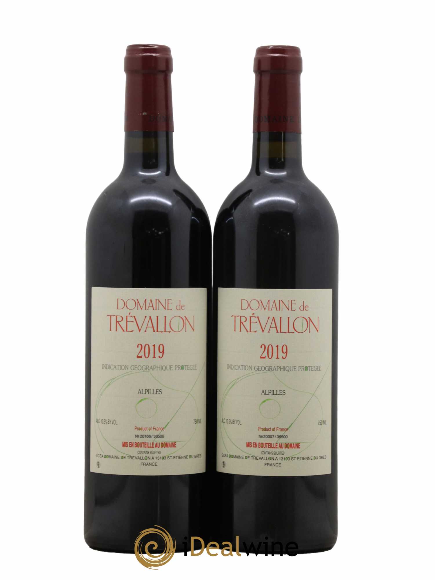 Alpilles Trévallon (Domaine de) Eloi Dürrbach 2019 - Lot de 2 bouteilles - 0