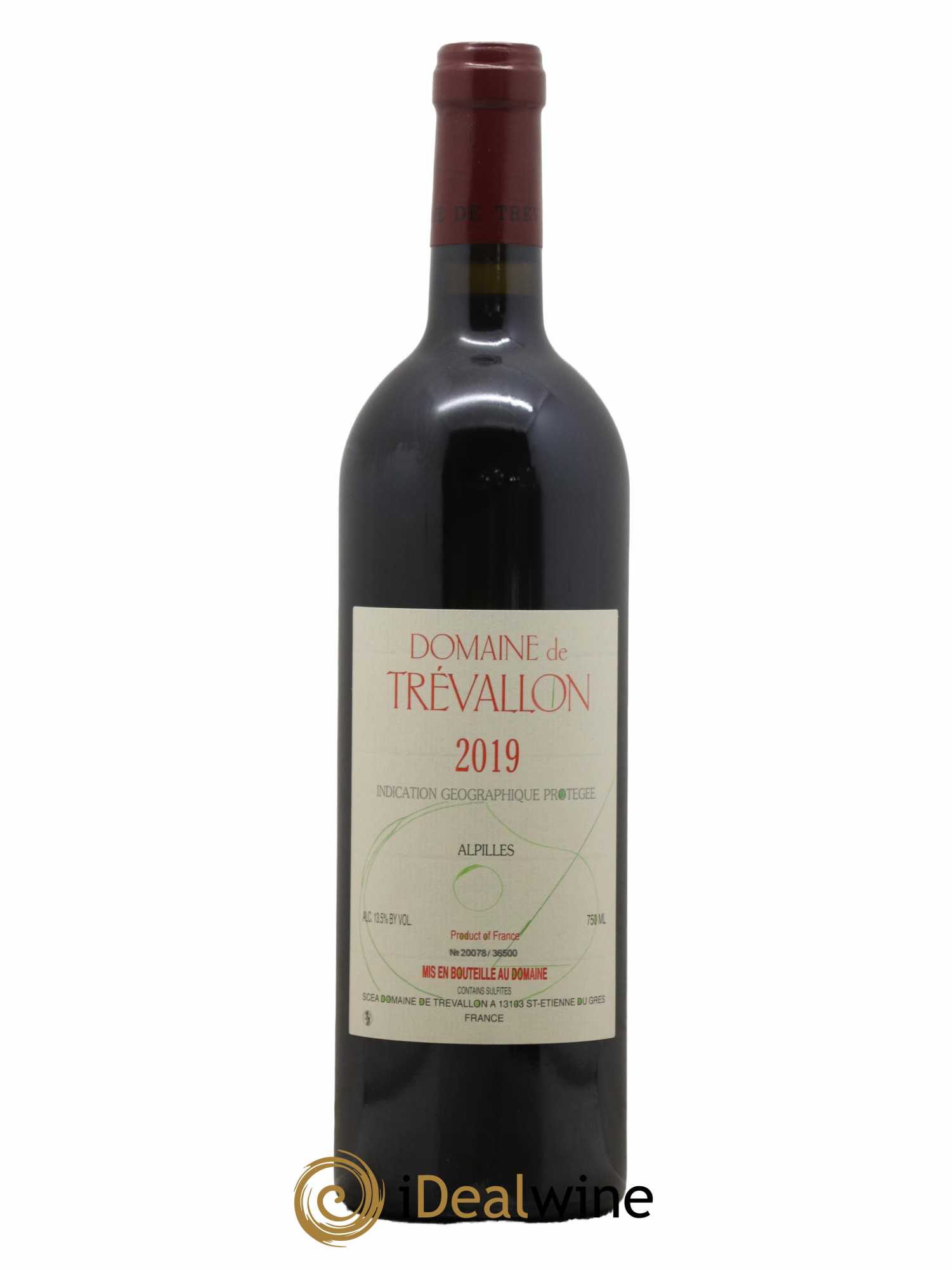 Alpilles Trévallon (Domaine de) Eloi Dürrbach 2019 - Lot de 1 bouteille - 0