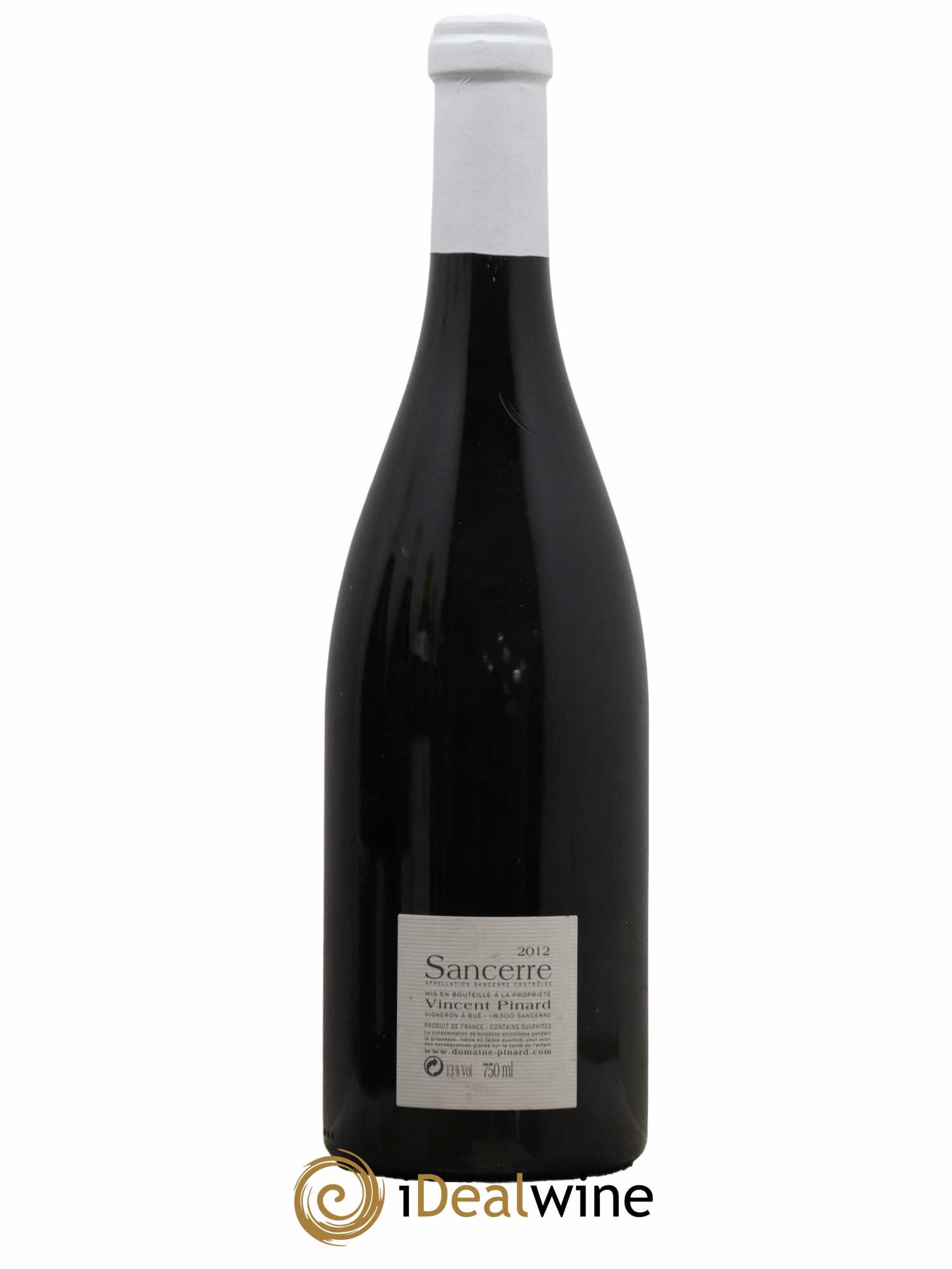 Sancerre Vendanges Entières Vincent Pinard 2012 - Lot de 1 bouteille - 1