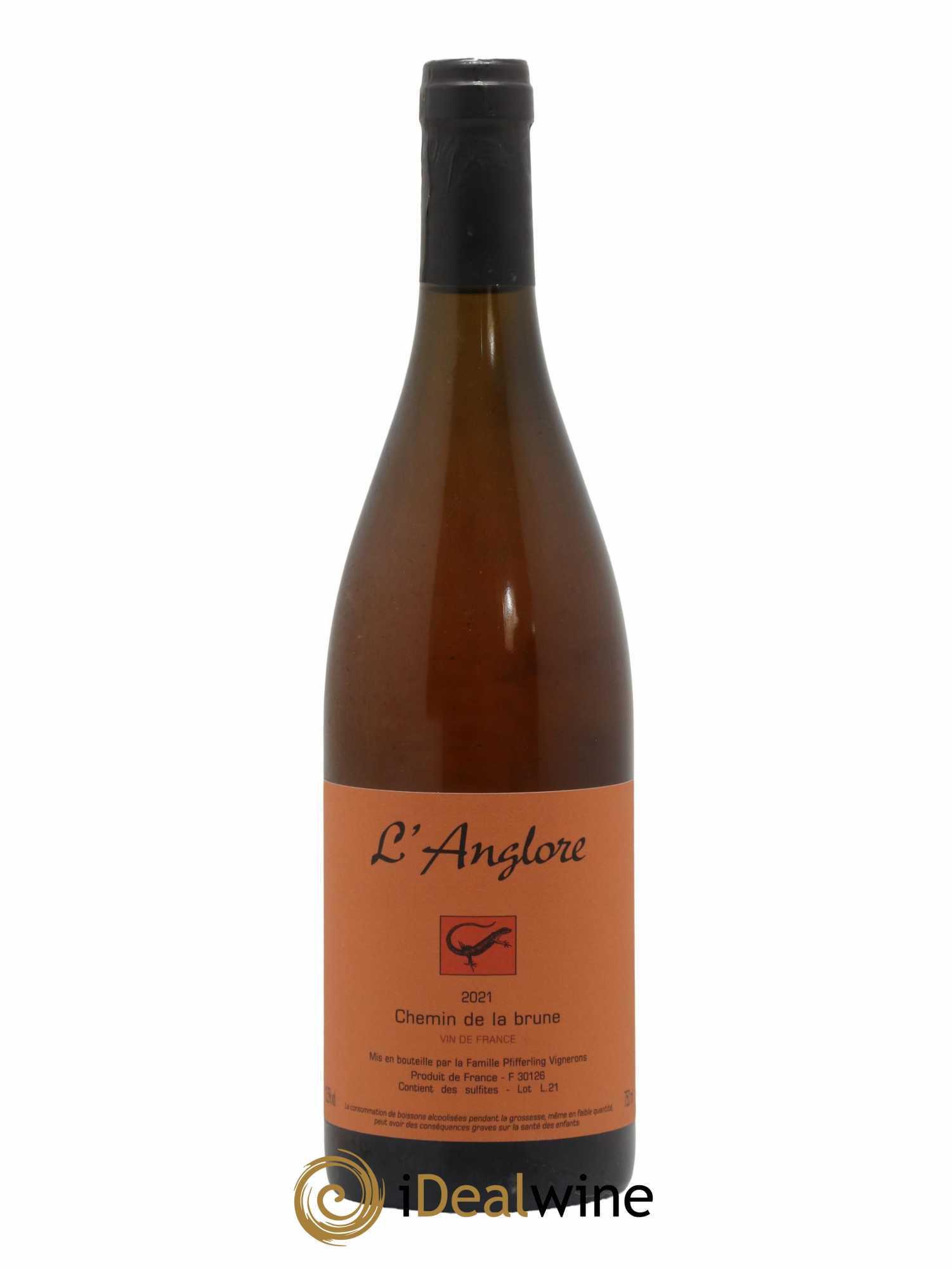 Vin de France Chemin de la brune L'Anglore 2021 - Lot de 1 bouteille - 0