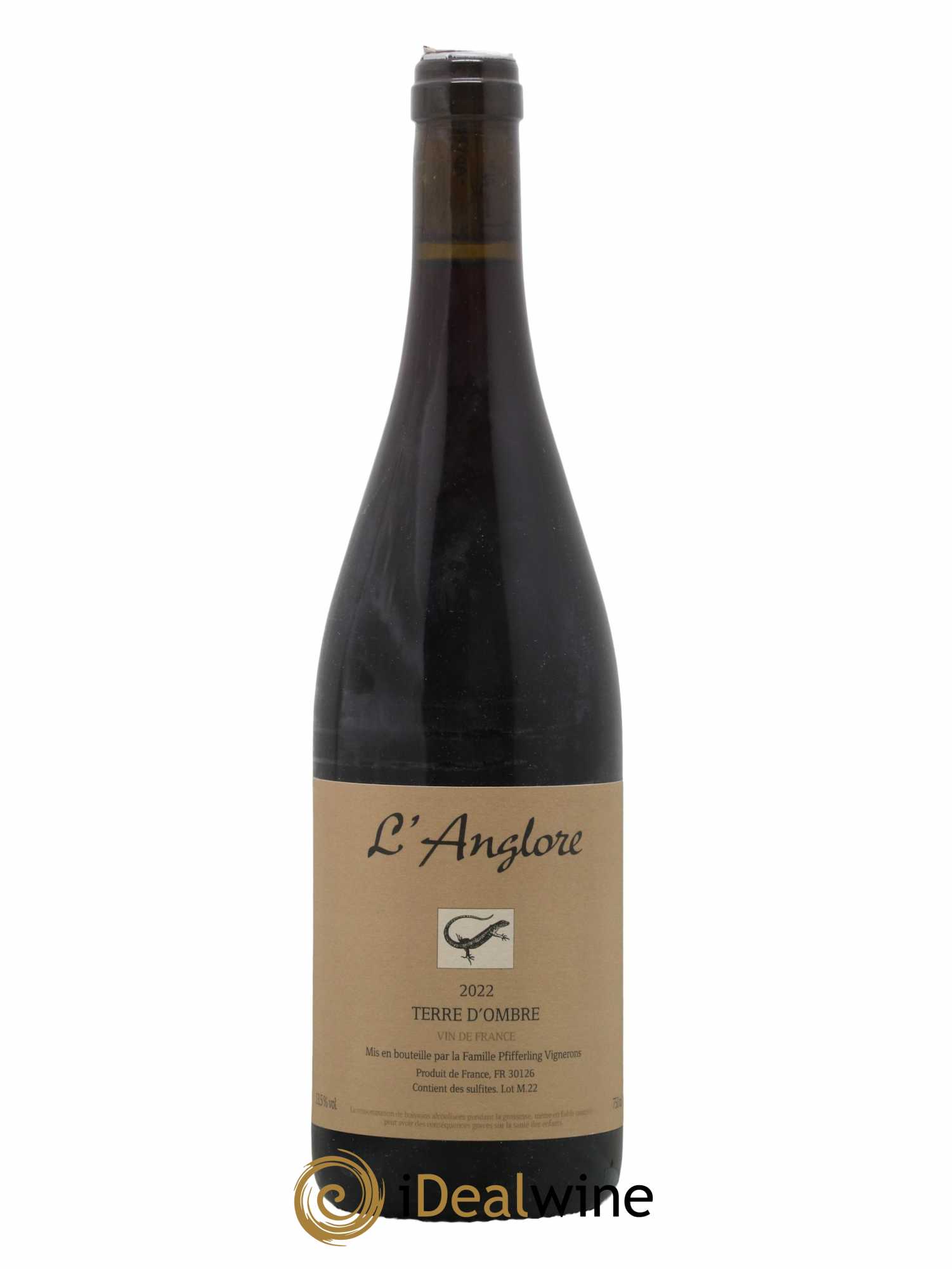 Vin de France Terre d'Ombre L'Anglore 2022 - Lot de 1 bouteille - 0