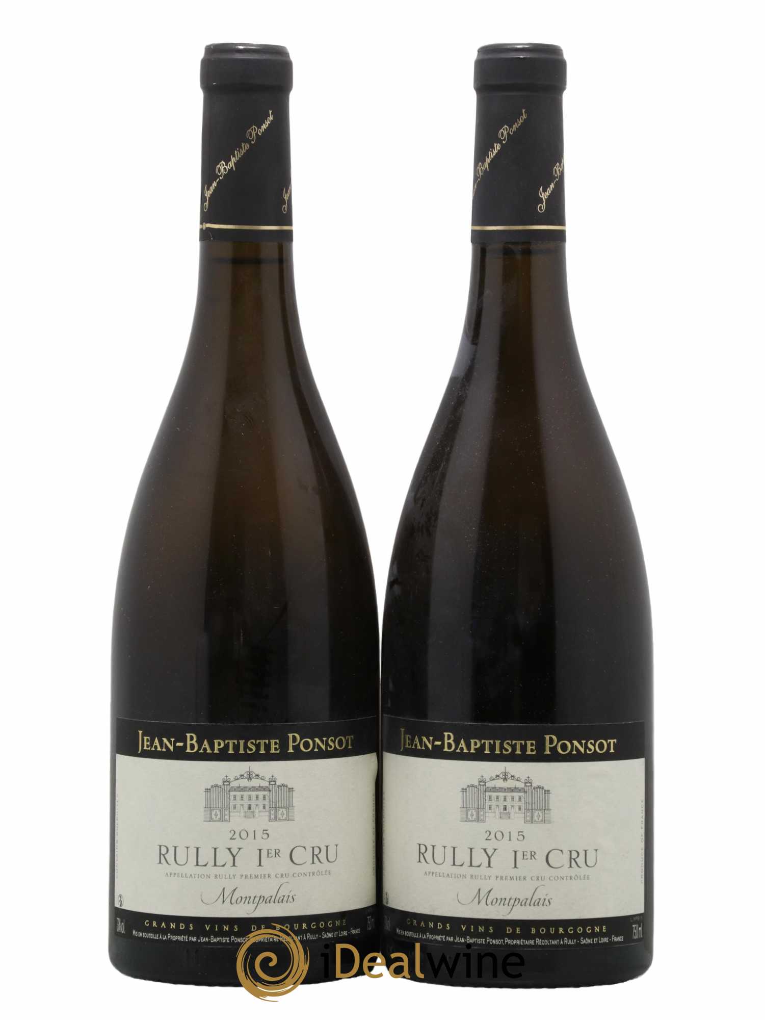 Rully 1er Cru Montpalais Jean-Baptiste Ponsot 2015 - Lot de 2 bouteilles - 0