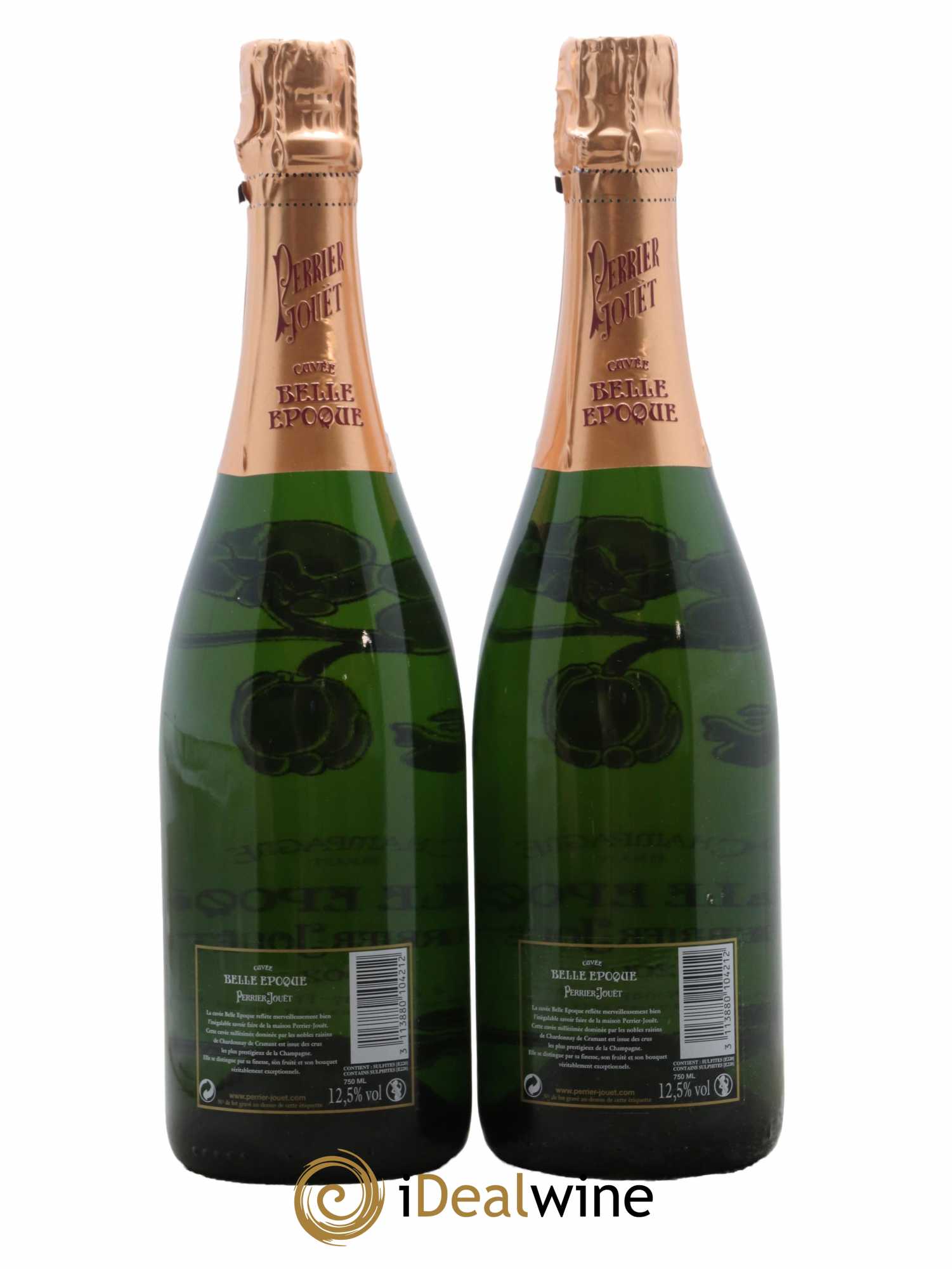 Cuvée Belle Epoque Brut Perrier-Jouët 2002 - Lot de 2 bouteilles - 1