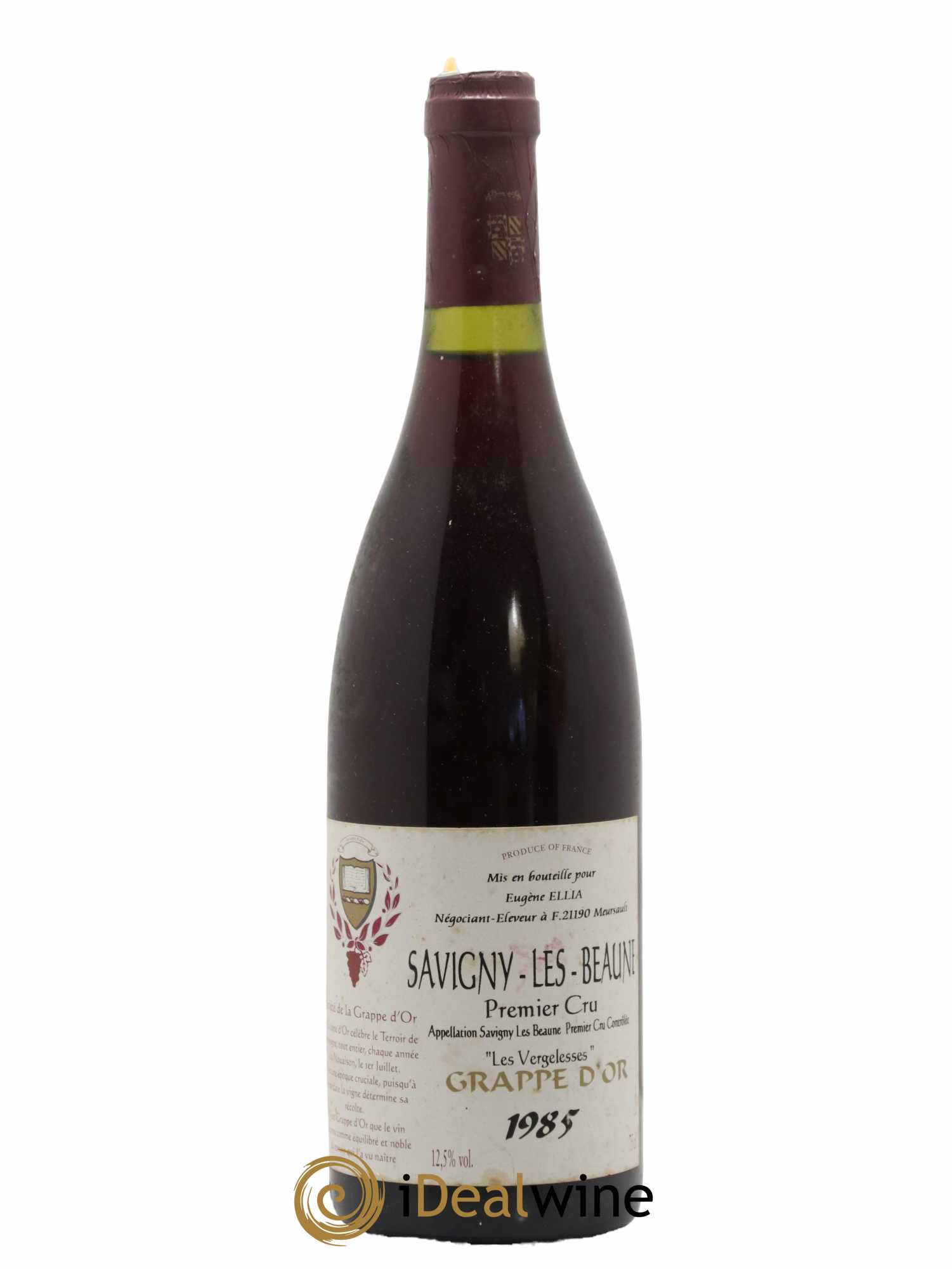 Savigny-lès-Beaune 1er Cru Les Vergelesses Eugène Ellia 1985 - Lot de 1 bouteille - 0
