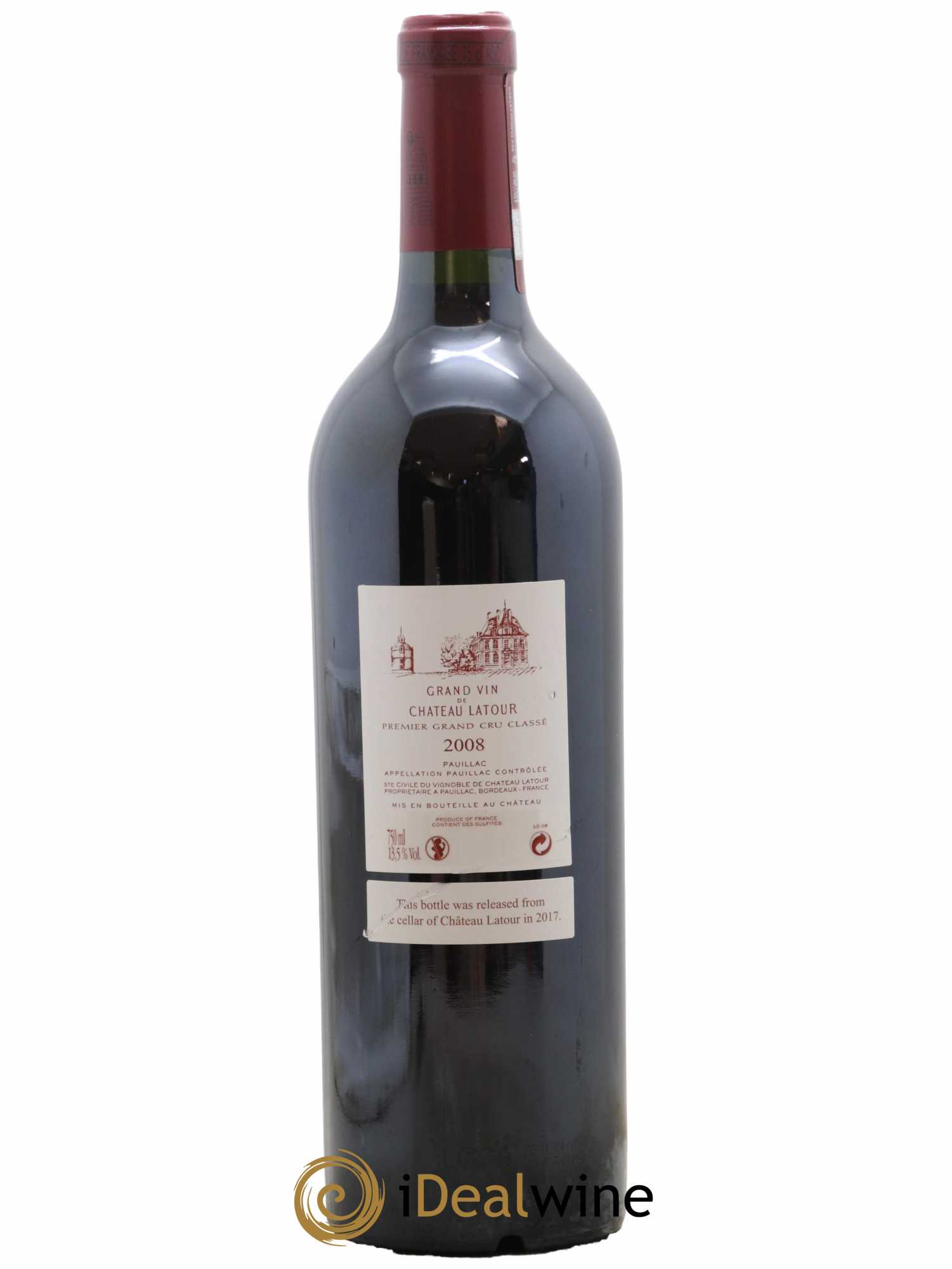 Château Latour 1er Grand Cru Classé 2008 - Lot de 1 bouteille - 1