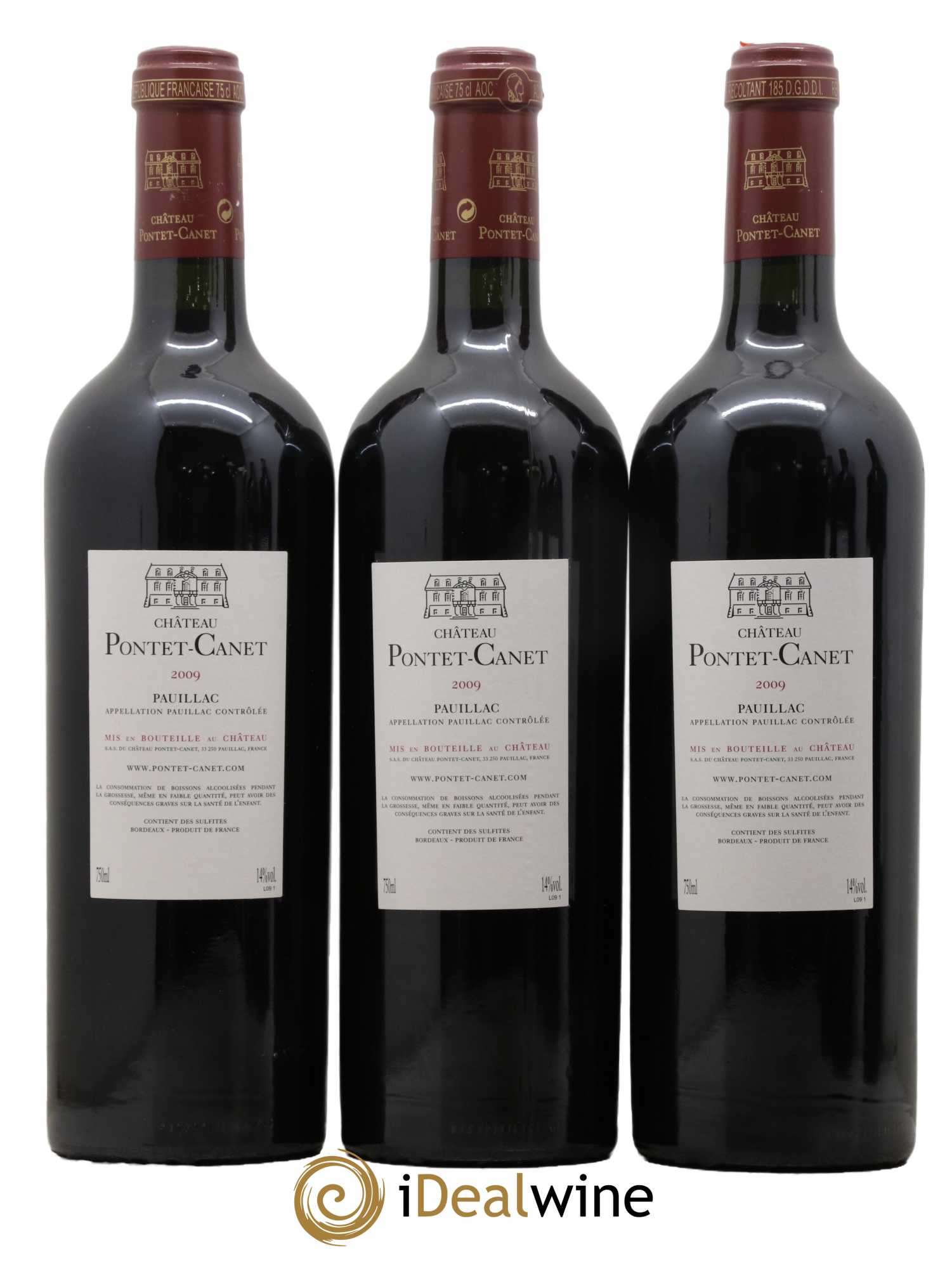 Château Pontet Canet 5ème Grand Cru Classé 2009 - Lot de 6 bouteilles - 2