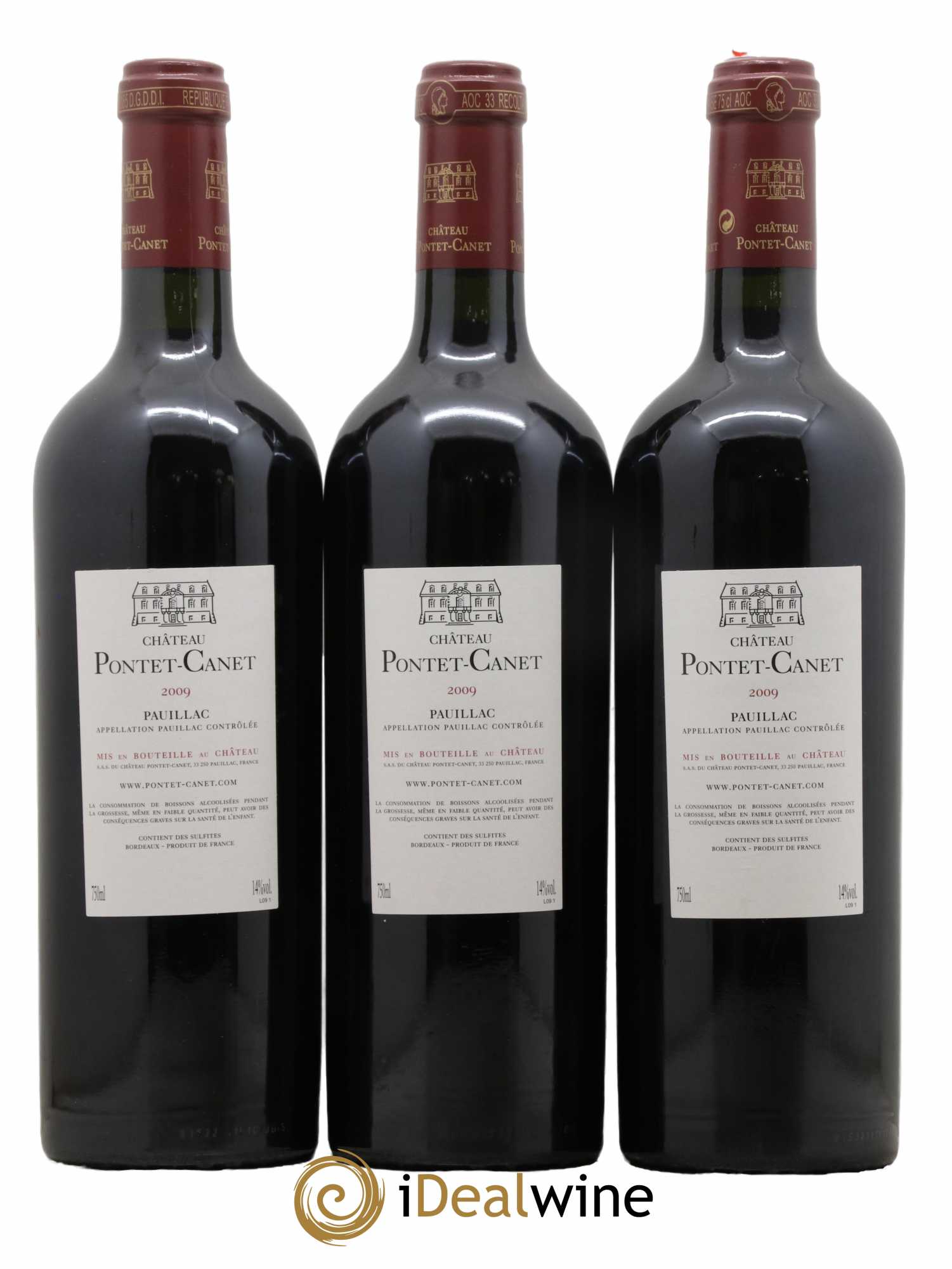 Château Pontet Canet 5ème Grand Cru Classé 2009 - Lot de 6 bouteilles - 4