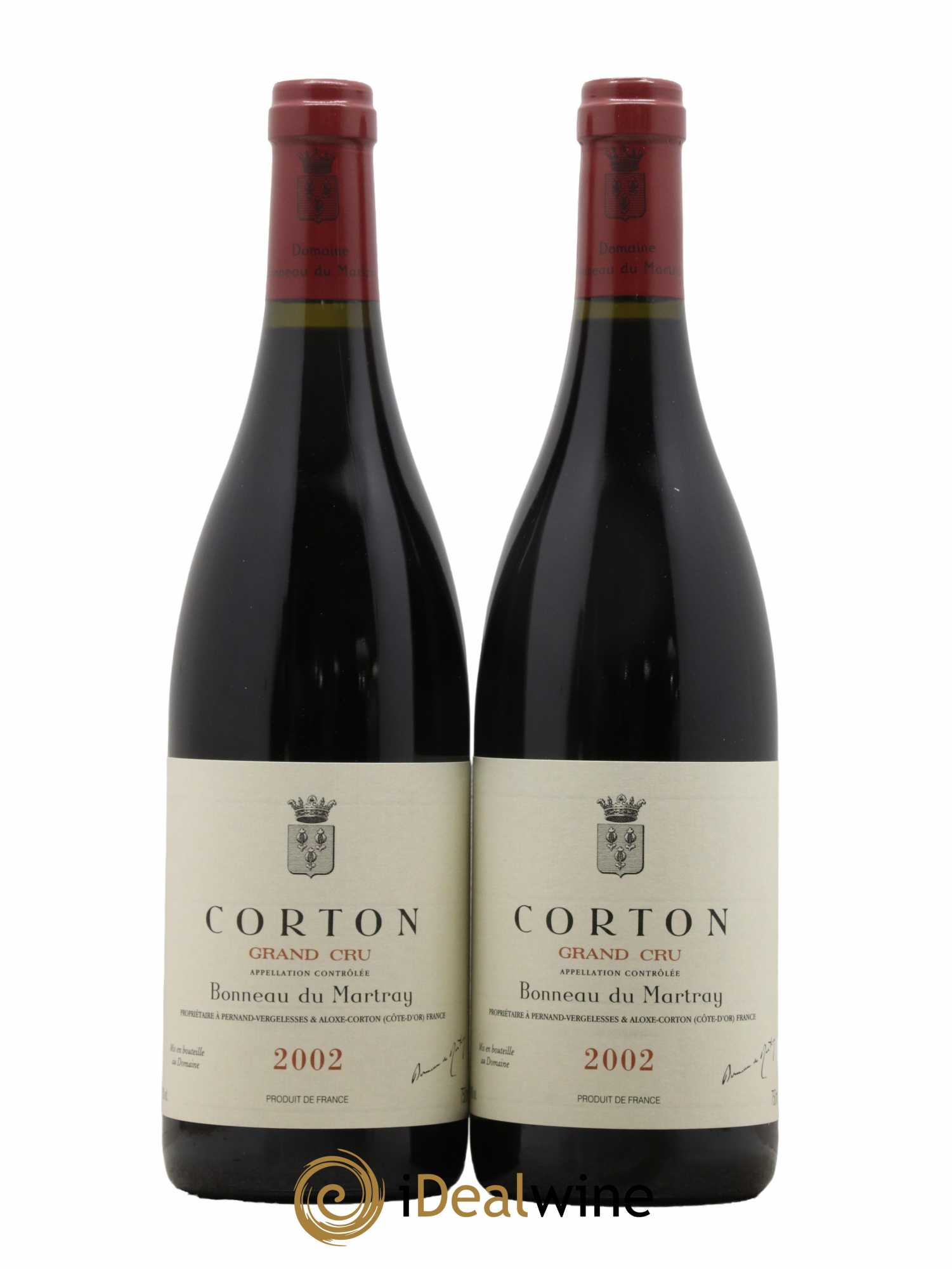 Corton Grand Cru Bonneau du Martray (Domaine) 2002 - Lot de 2 bouteilles - 0