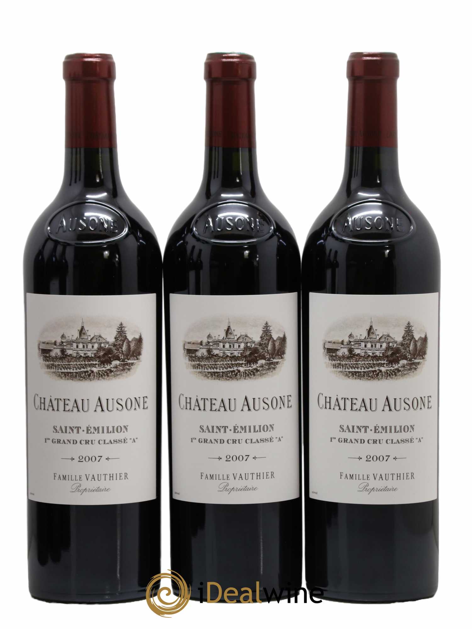 Château Ausone 1er Grand Cru Classé A 2007 - Posten von 6 Flaschen - 1
