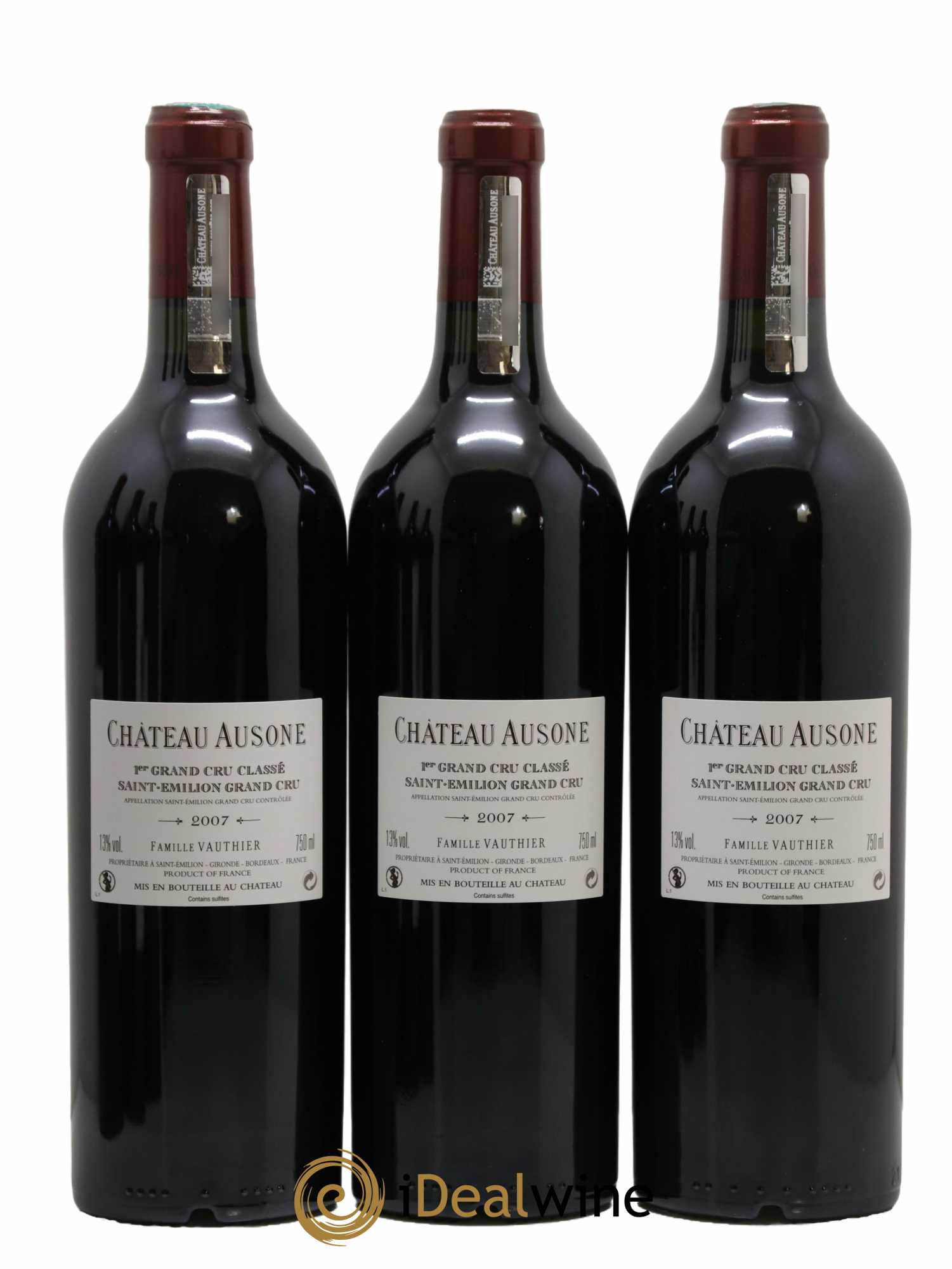 Château Ausone 1er Grand Cru Classé A 2007 - Lot de 6 bouteilles - 3