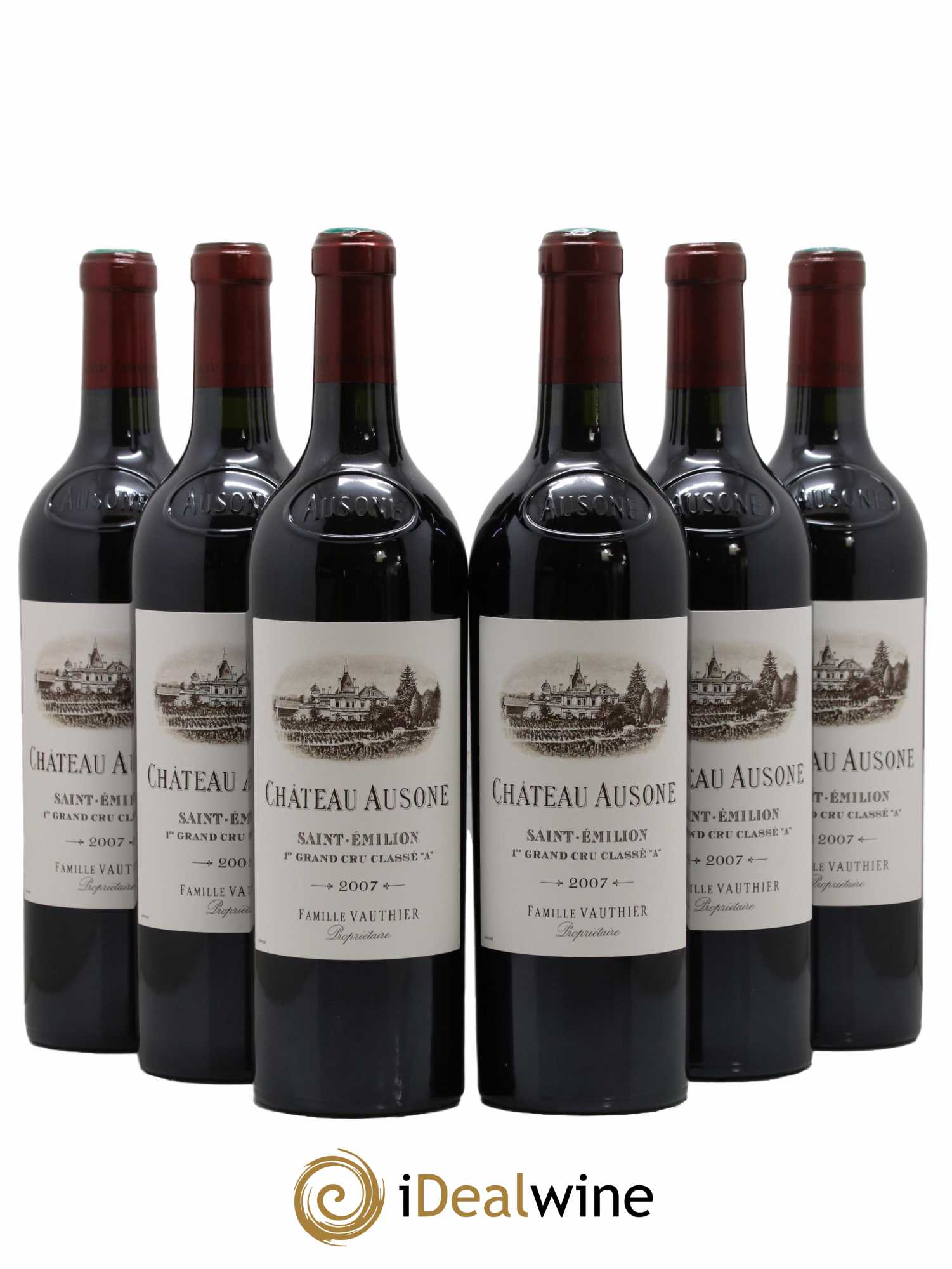 Château Ausone 1er Grand Cru Classé A 2007 - Lot de 6 bouteilles - 0