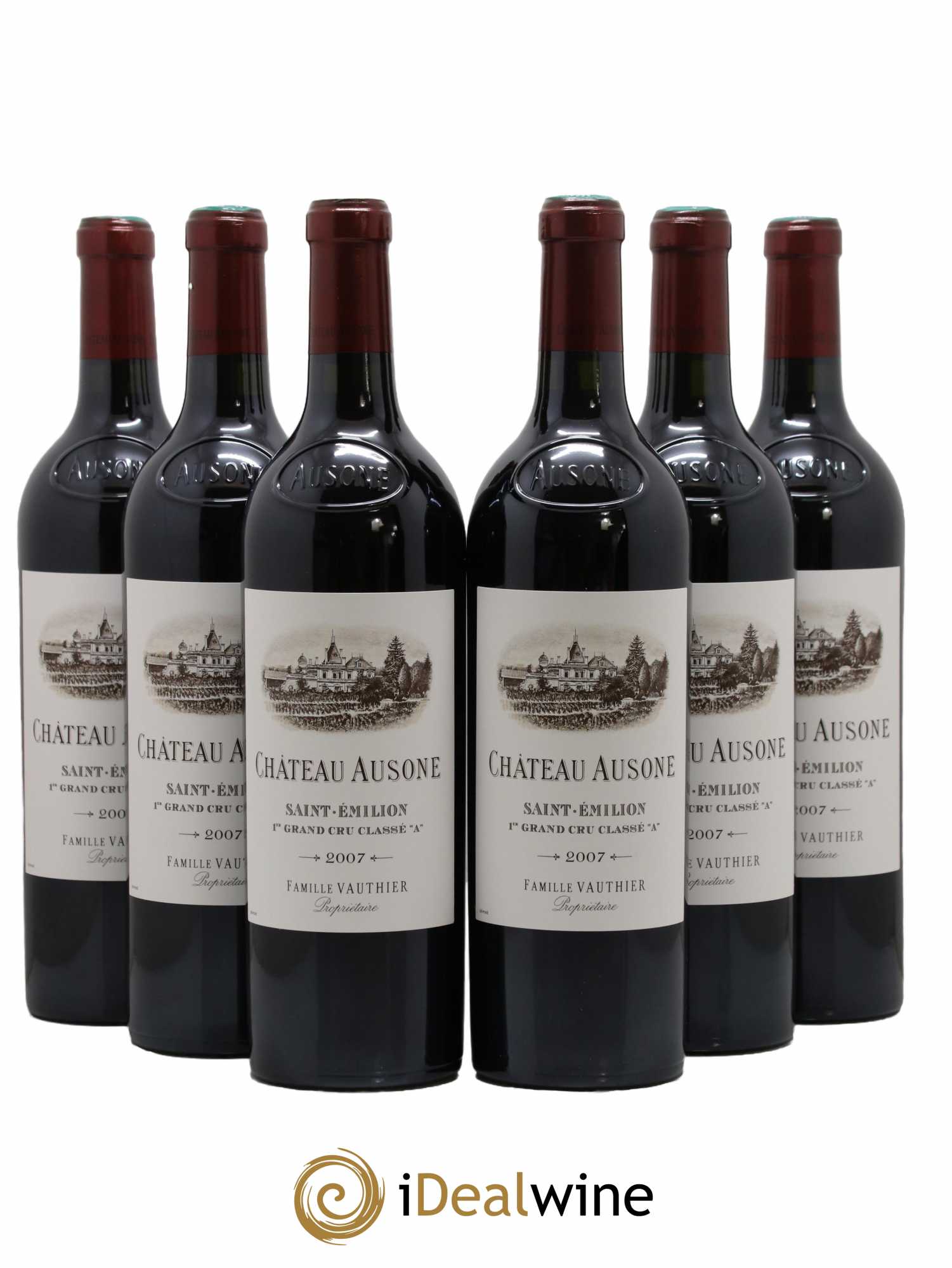 Château Ausone 1er Grand Cru Classé A 2007 - Lot de 6 bouteilles - 0