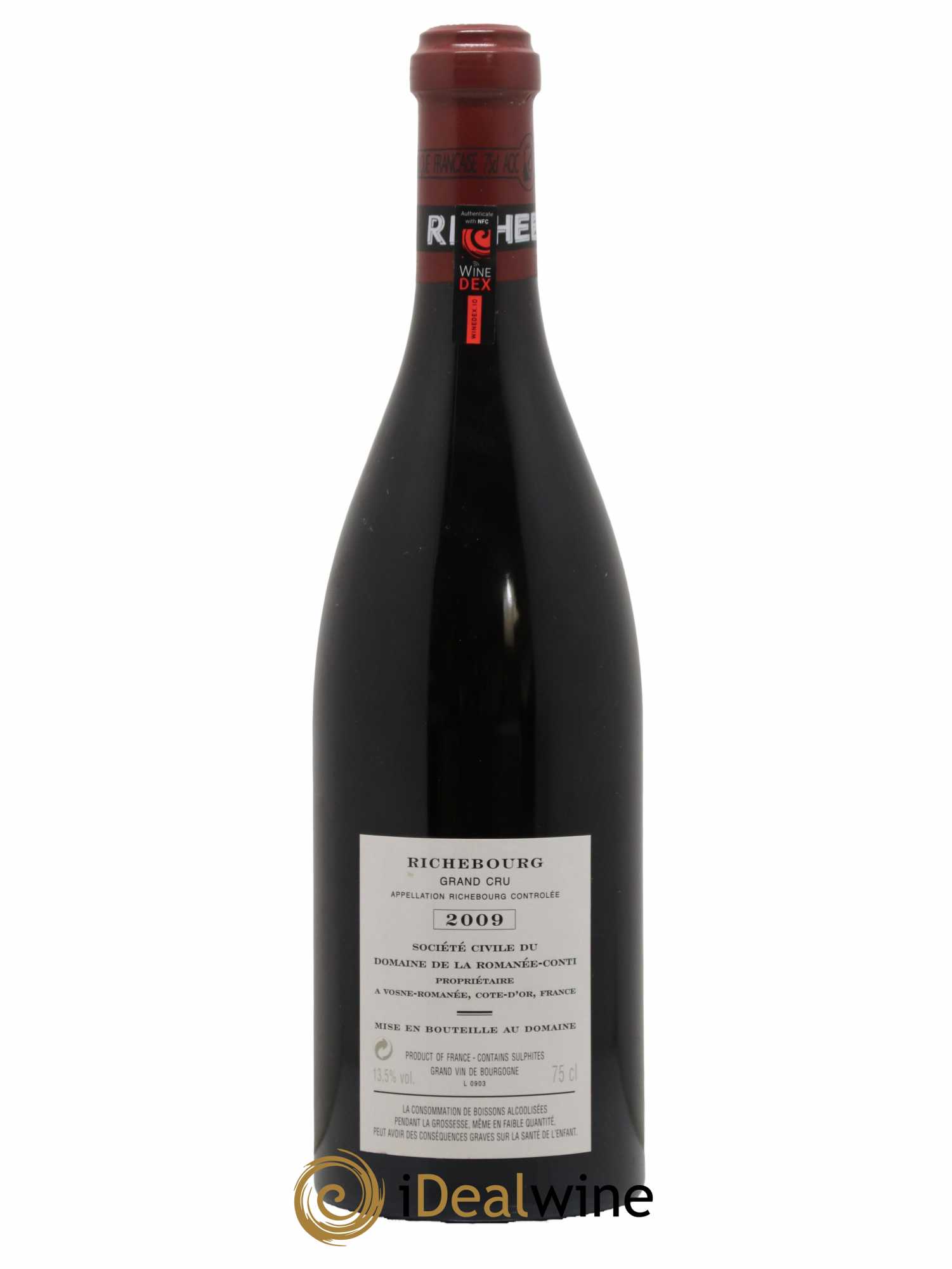 Richebourg Grand Cru Domaine de la Romanée-Conti 2009 - Posten von 1 Flasche - 1
