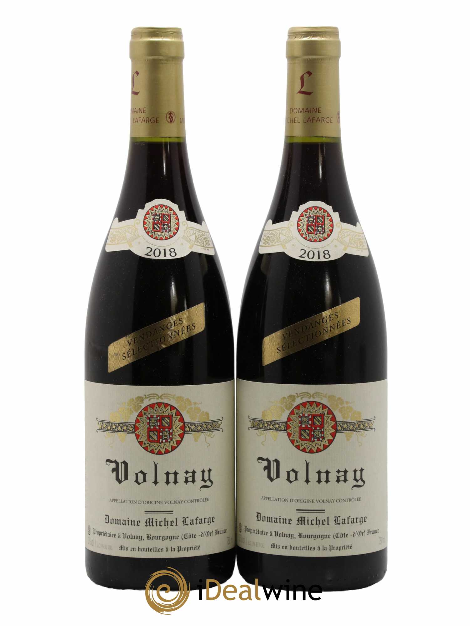 Volnay Vendanges sélectionnées Lafarge (Domaine) 2018 - Lot de 2 bouteilles - 0