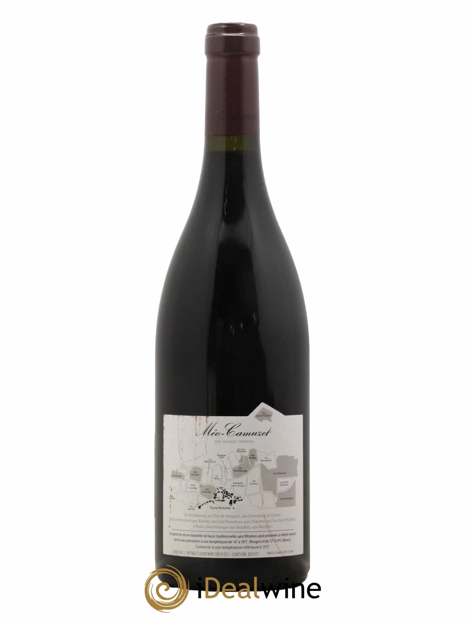 Clos de Vougeot Grand Cru Près le Cellier Méo-Camuzet (Domaine) 2017 - Lot de 1 bouteille - 1