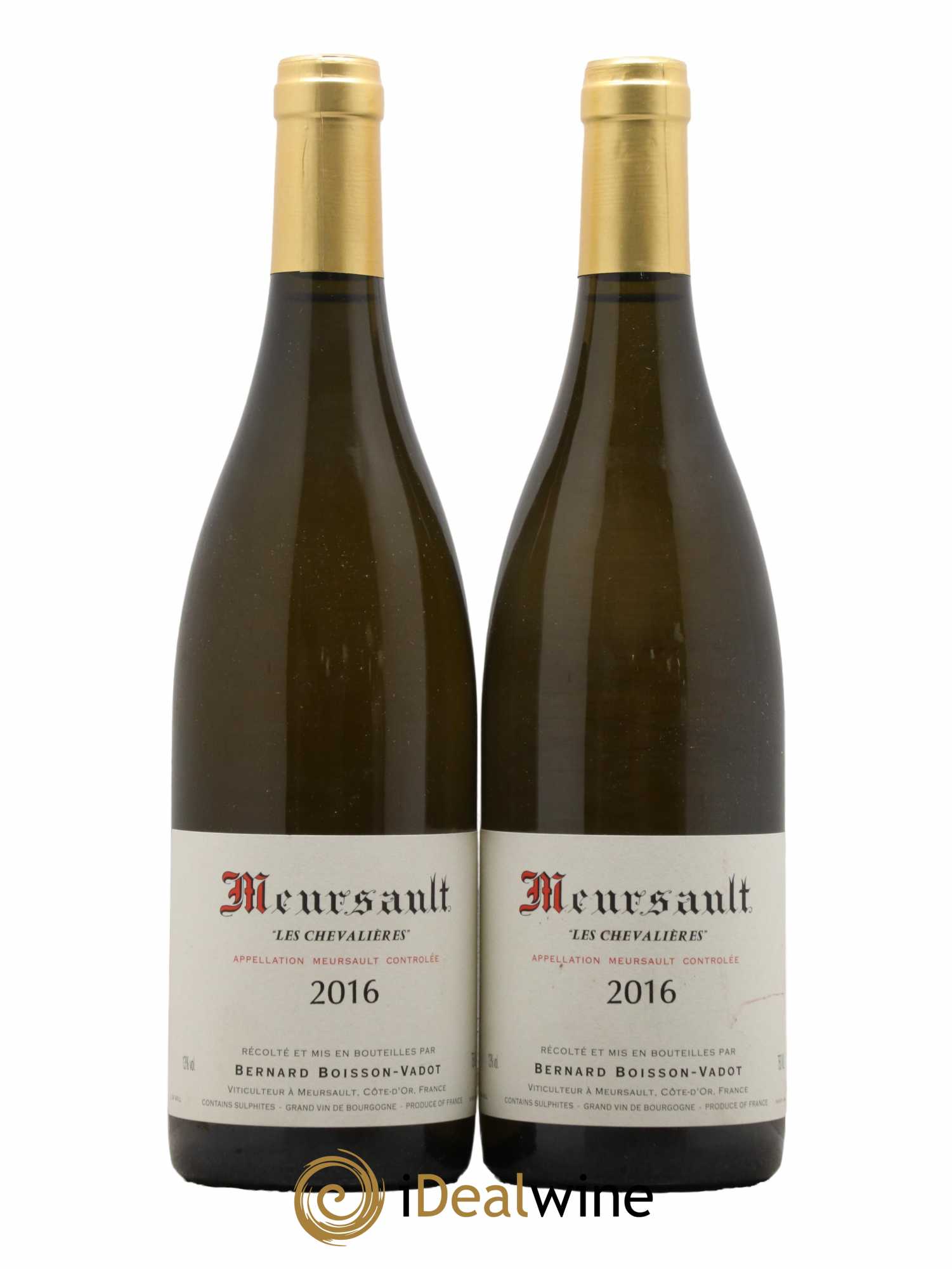 Meursault Les Chevalières Boisson-Vadot (Domaine) 2016 - Lot de 2 bouteilles - 0
