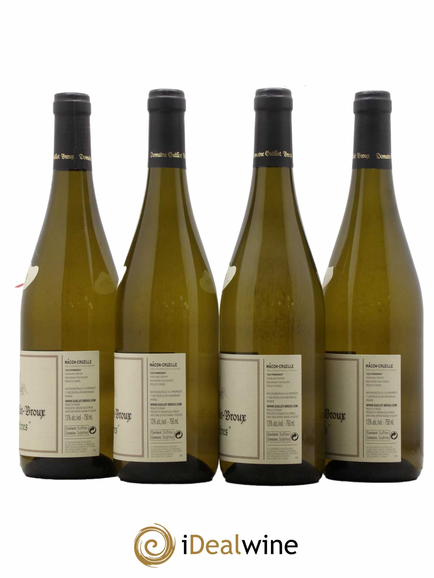 Mâcon-Cruzille Les Perrières Guillot-Broux (Domaine) 2019 - Lot de 4 bouteilles - 1