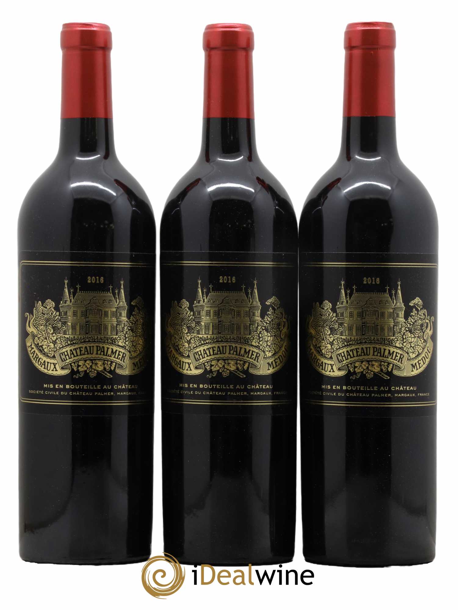 Château Palmer 3ème Grand Cru Classé 2016 - Lot de 3 bouteilles - 0