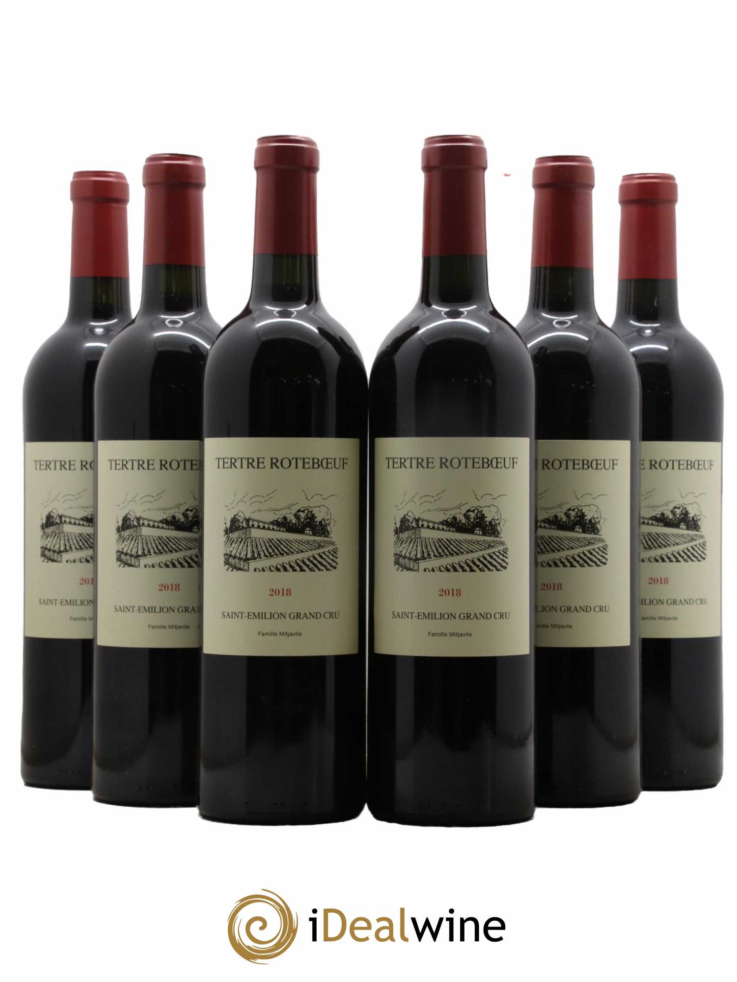 Château Tertre Roteboeuf 2018 - Lot de 6 bouteilles - 0