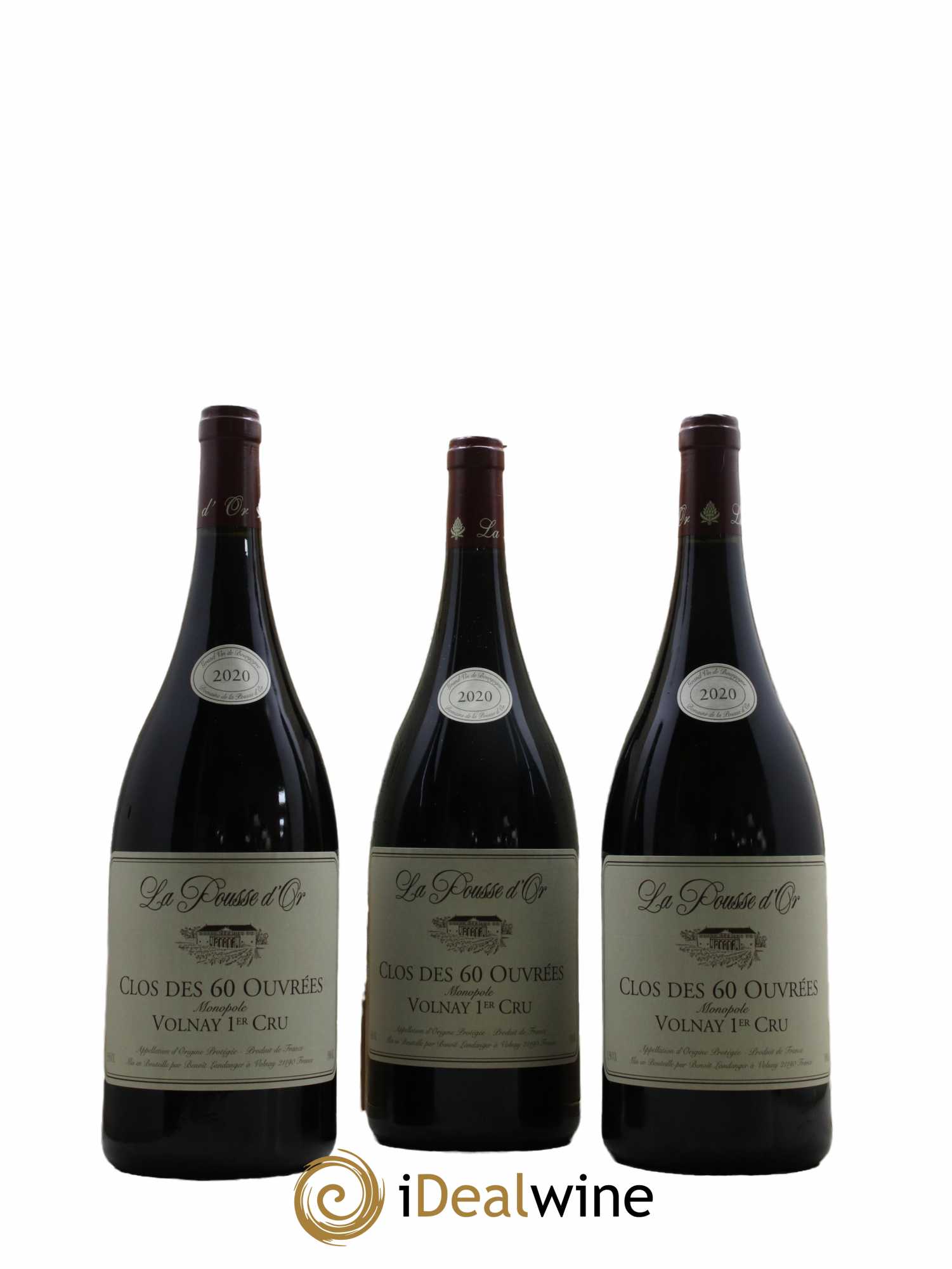 Volnay 1er Cru Clos des 60 ouvrées La Pousse d'Or (Domaine de) 2020 - Lot de 3 magnums - 0