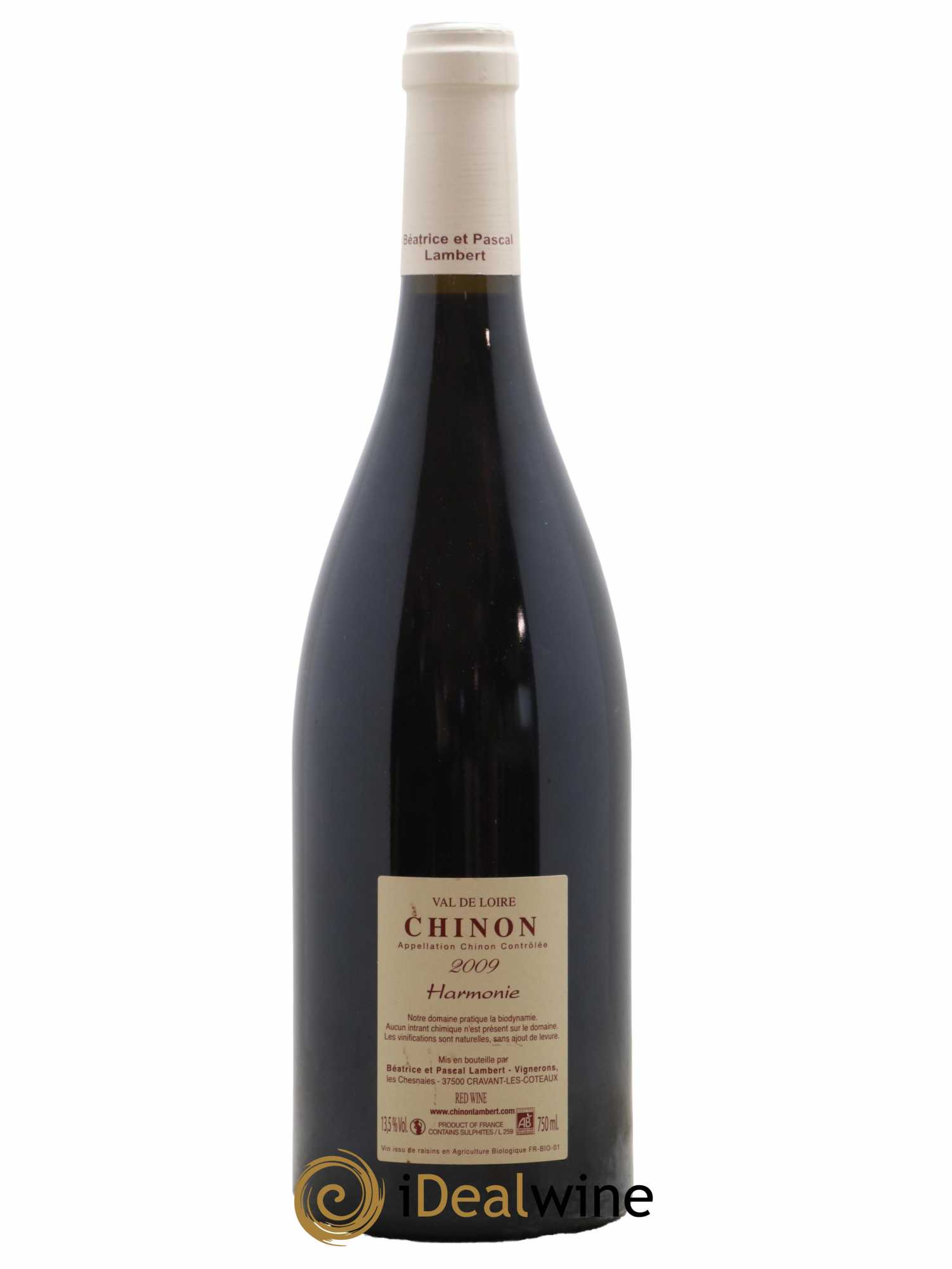 Chinon Harmonie Lambert Pascal 2009 - Posten von 1 Flasche - 1