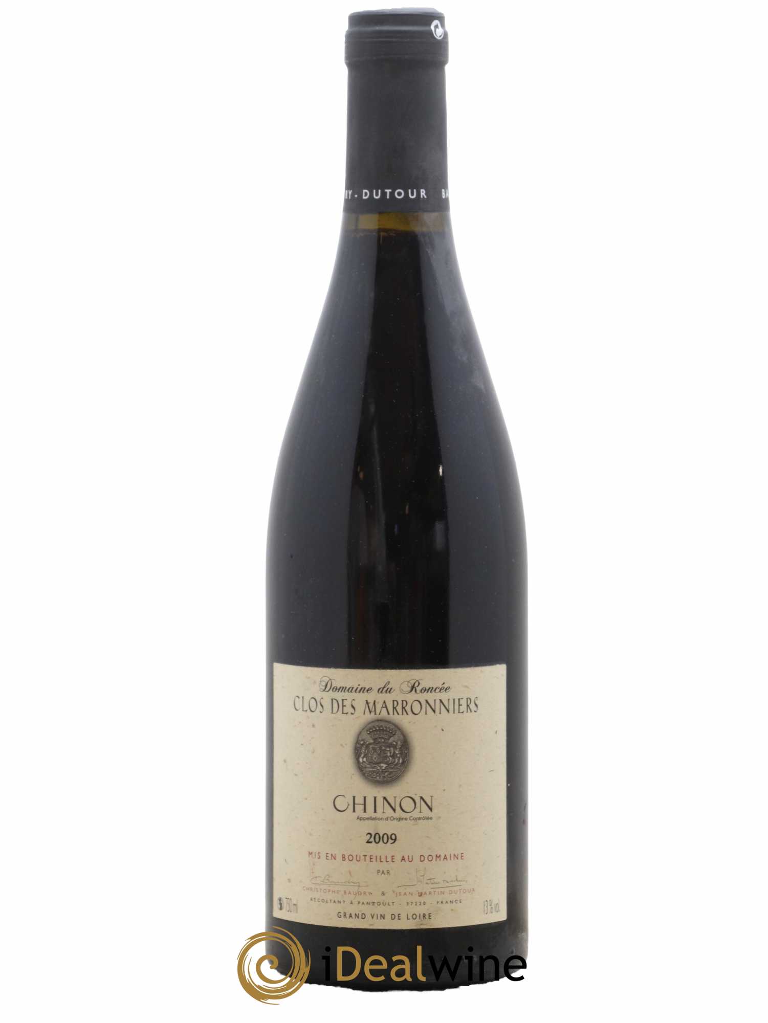 Chinon Clos de Marroniers Domaine du Roncée 2009 - Lot de 1 bouteille - 0