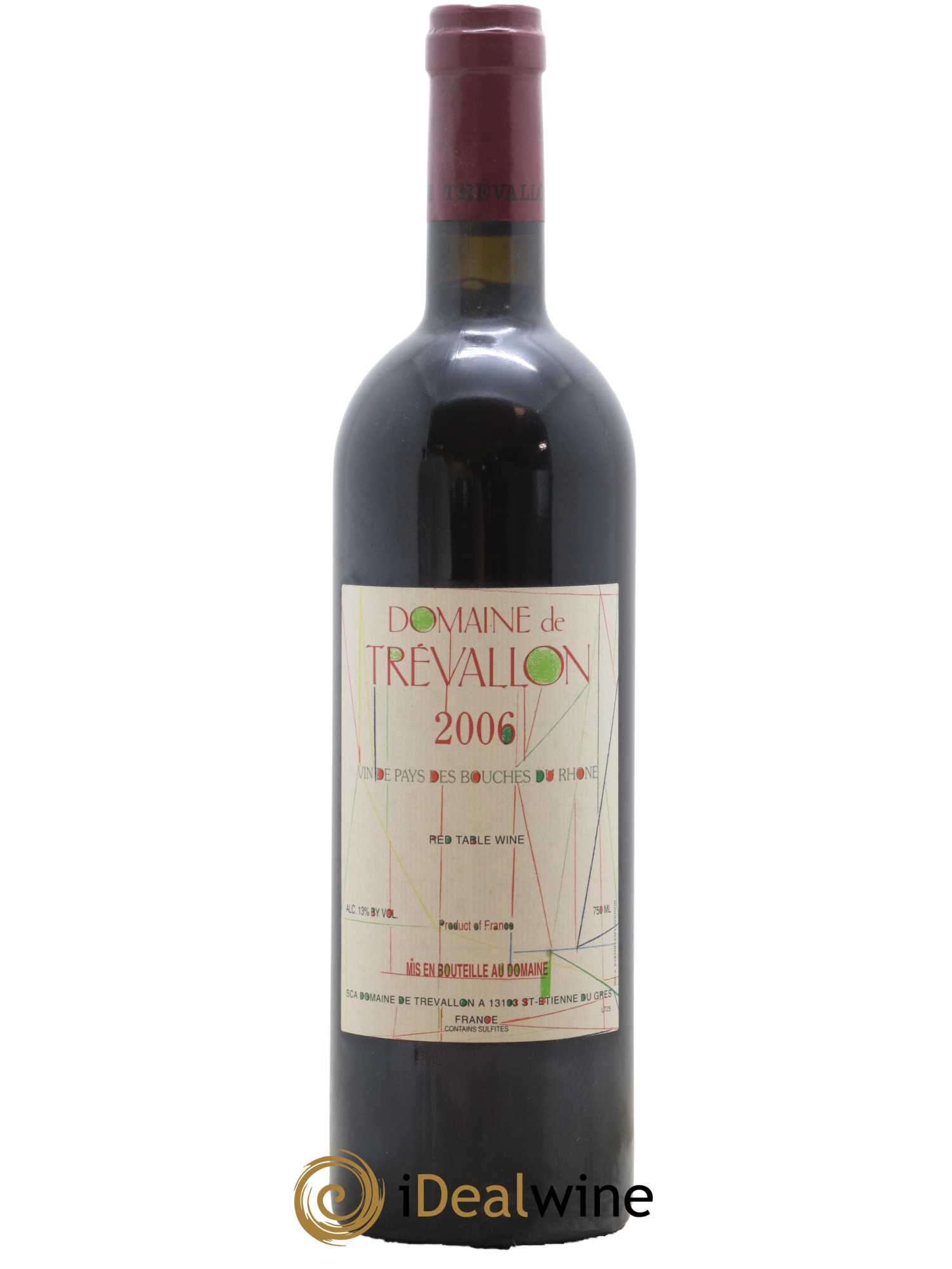 VDP Bouches du Rhône Trévallon (Domaine de) Eloi Dürrbach 2006 - Lot de 1 bouteille - 0