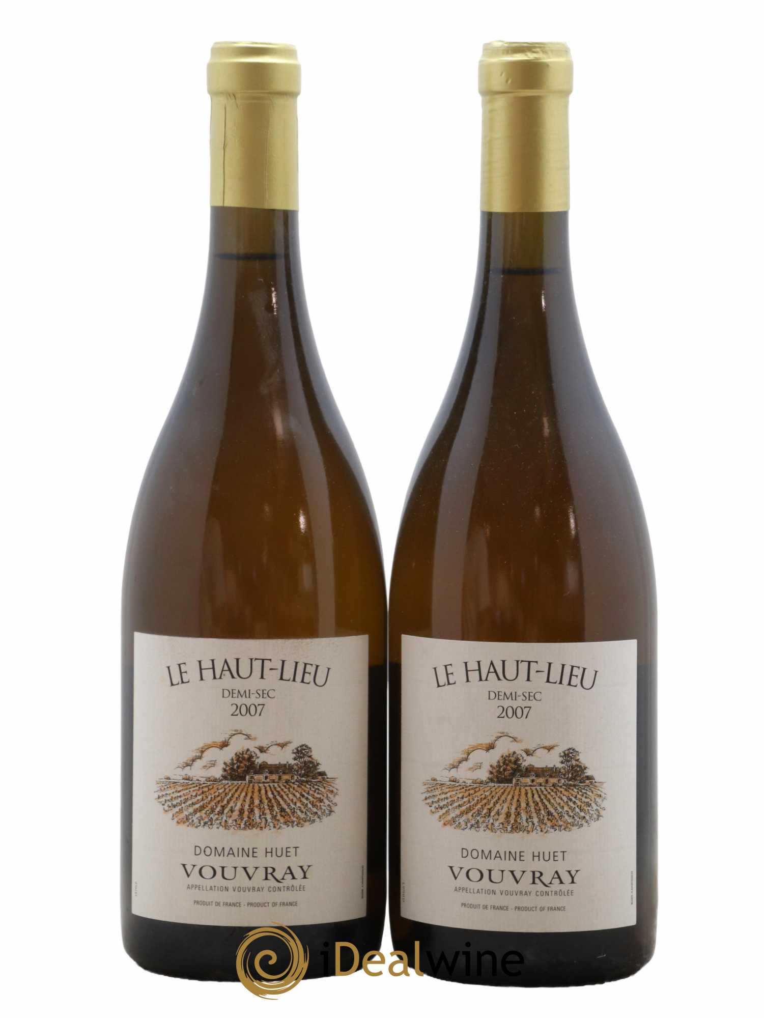 Vouvray Le Haut-Lieu Demi-Sec Domaine Huet 2007 - Lot de 2 bouteilles - 0