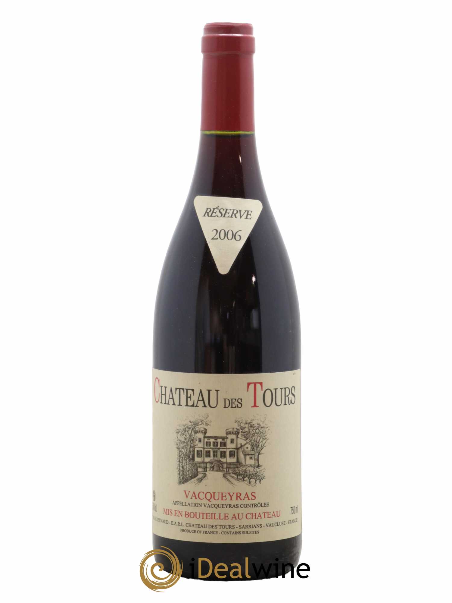 Vacqueyras Château des Tours Emmanuel Reynaud 2006 - Lot de 1 bouteille - 0