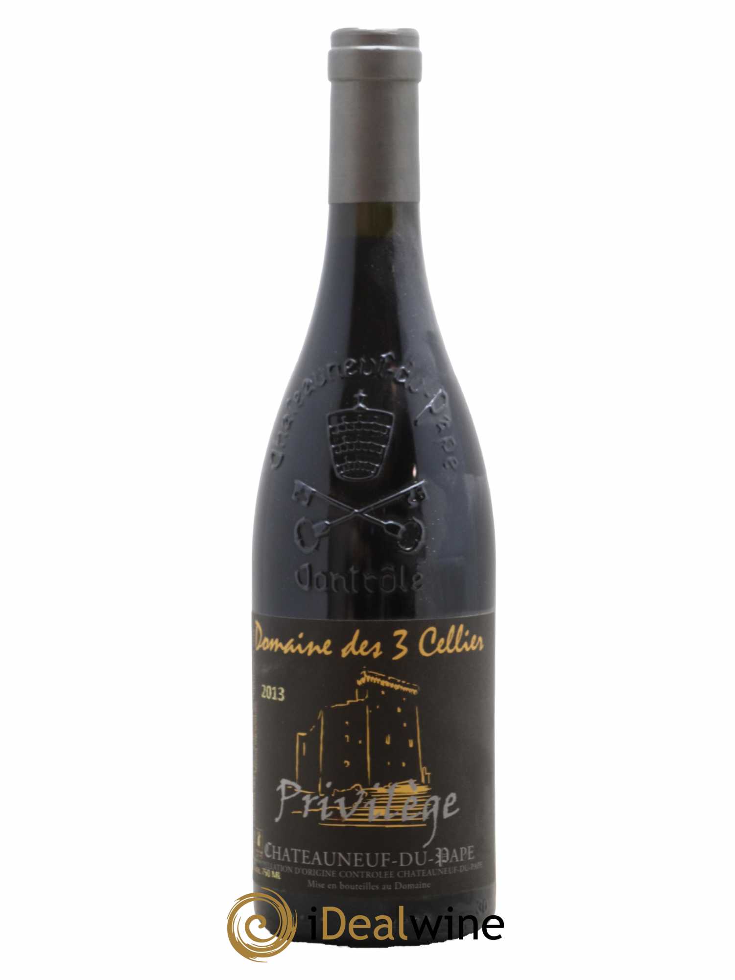 Châteauneuf-du-Pape Privilège Domaine des Trois Cellier 2013 - Lot de 1 bouteille - 0